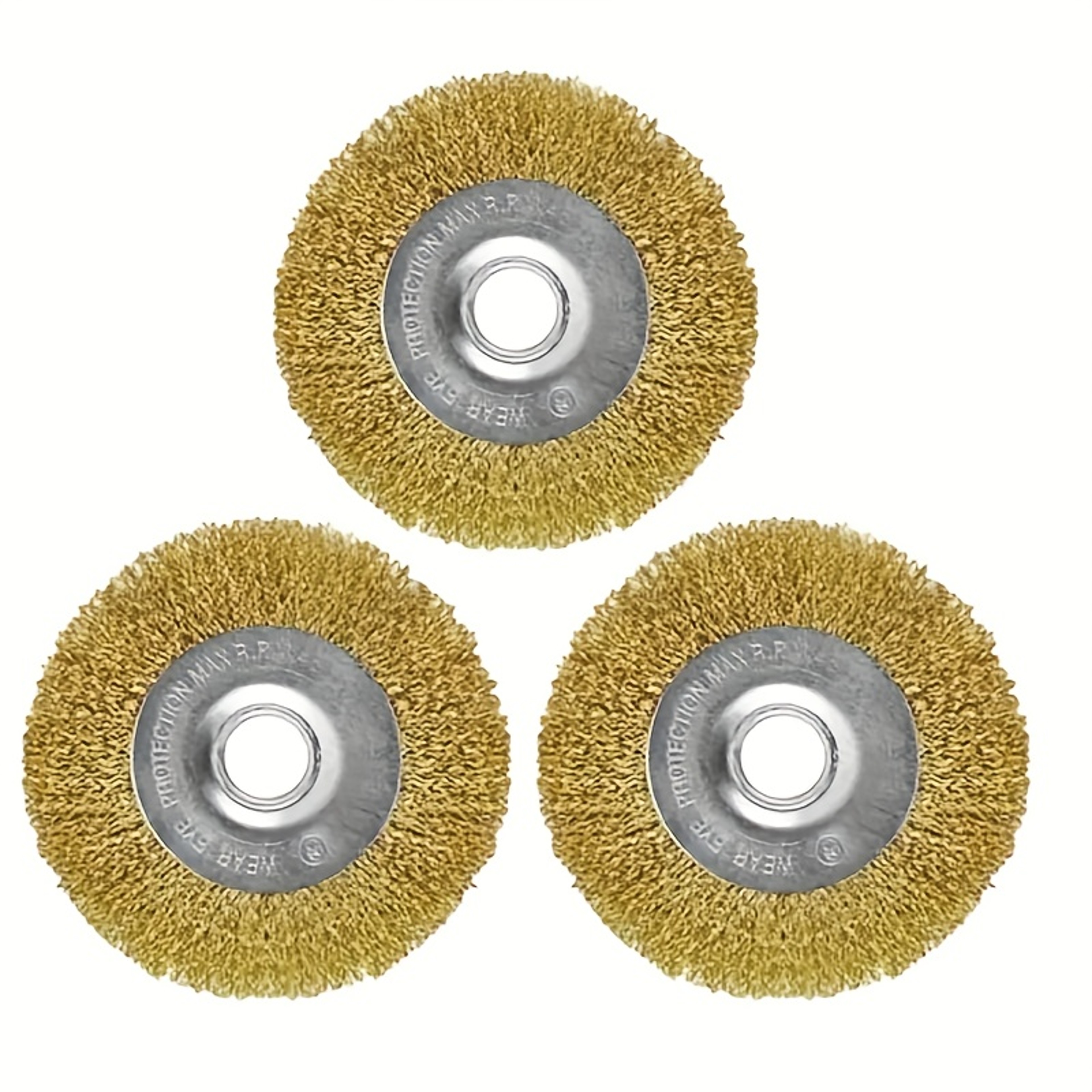 Premium Copper Wire Brush Set for Rust Removal & Surface Cleaning with Steel Connectors – view 7