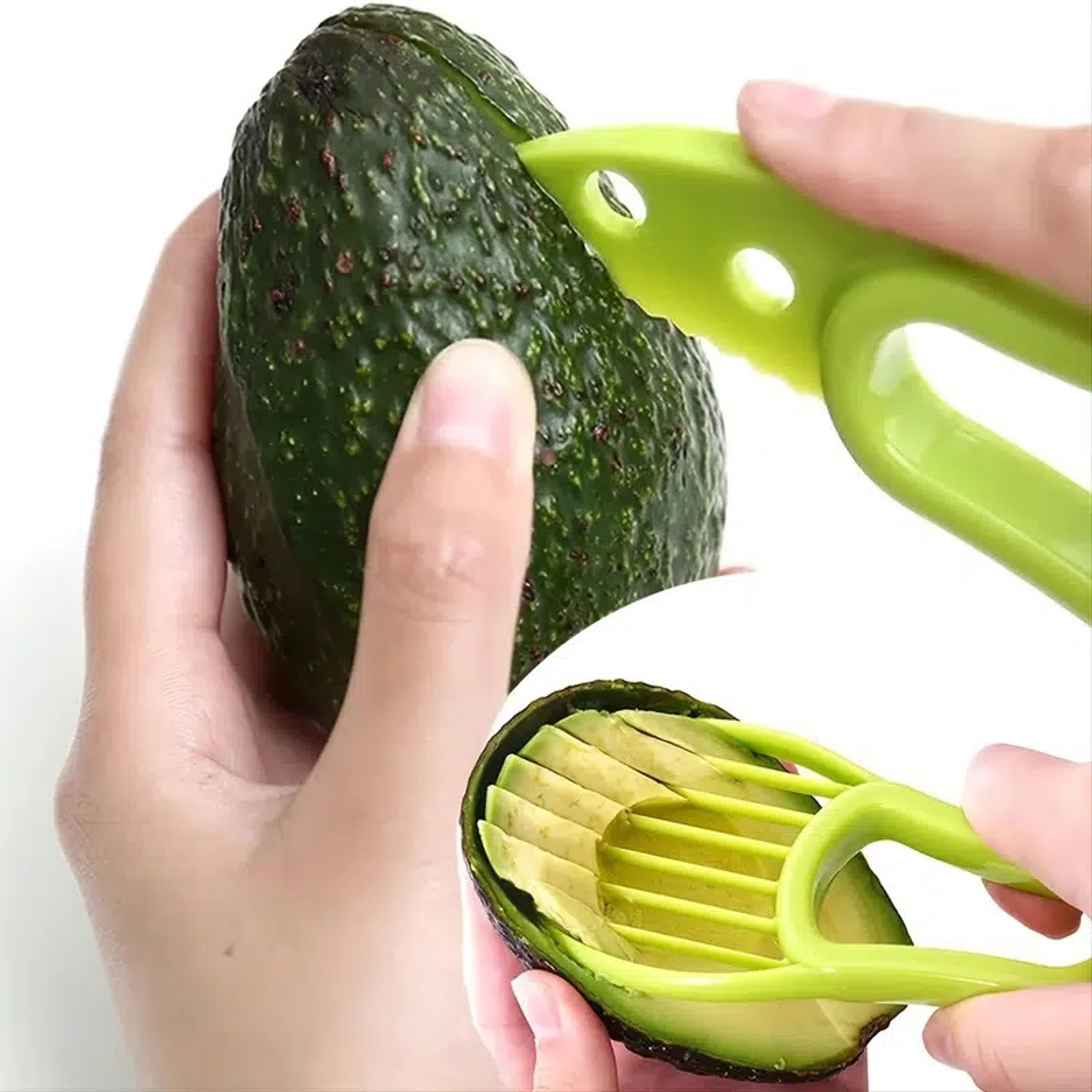 Premium Avocado Slicer Tool Multifunctional Avocado Cutter & Pitter for Easy Prep – view 1