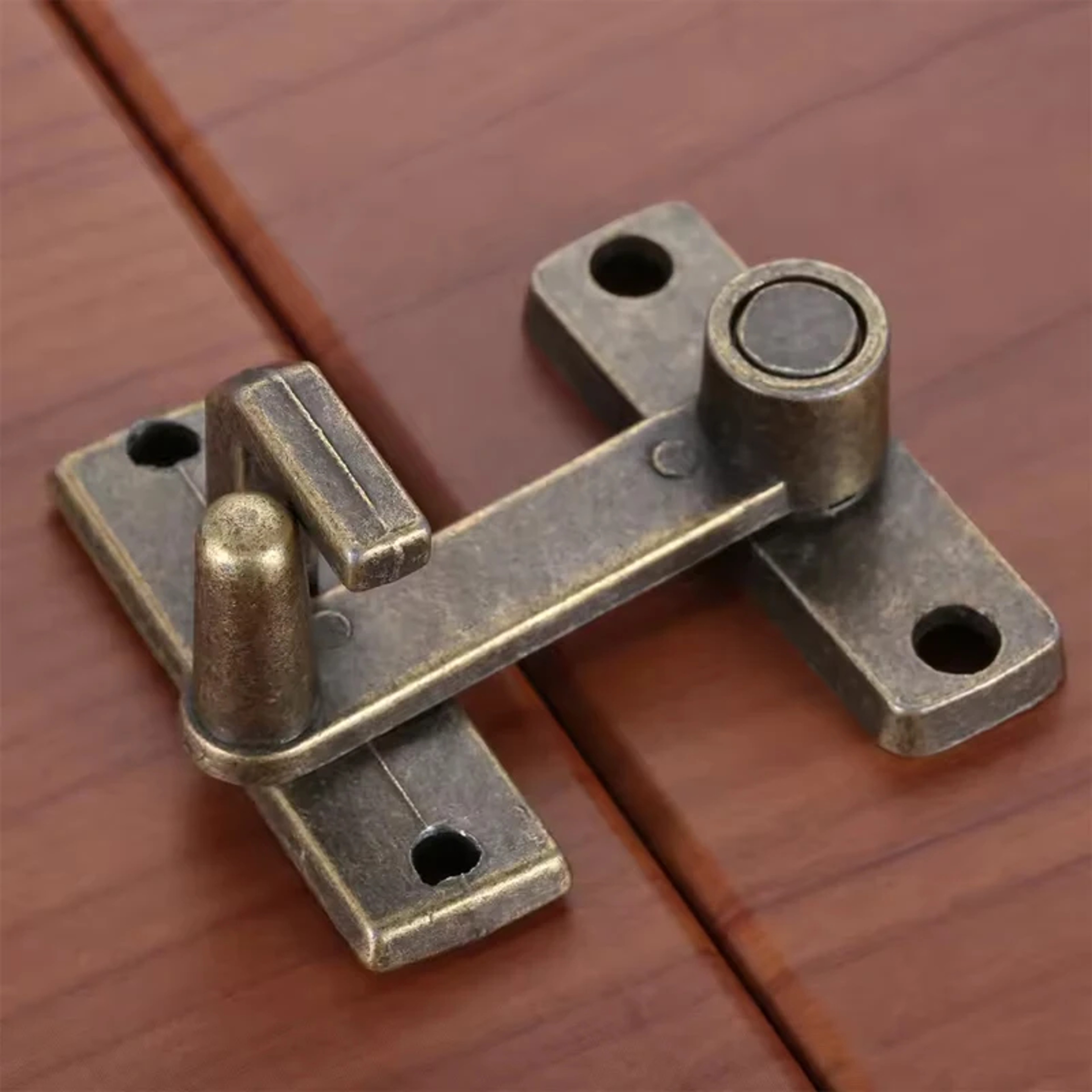 Premium Bronze Sliding Door Lock Handle Durable Sliding Door Lock  Door Latch Guard For Enhanced Ho 2