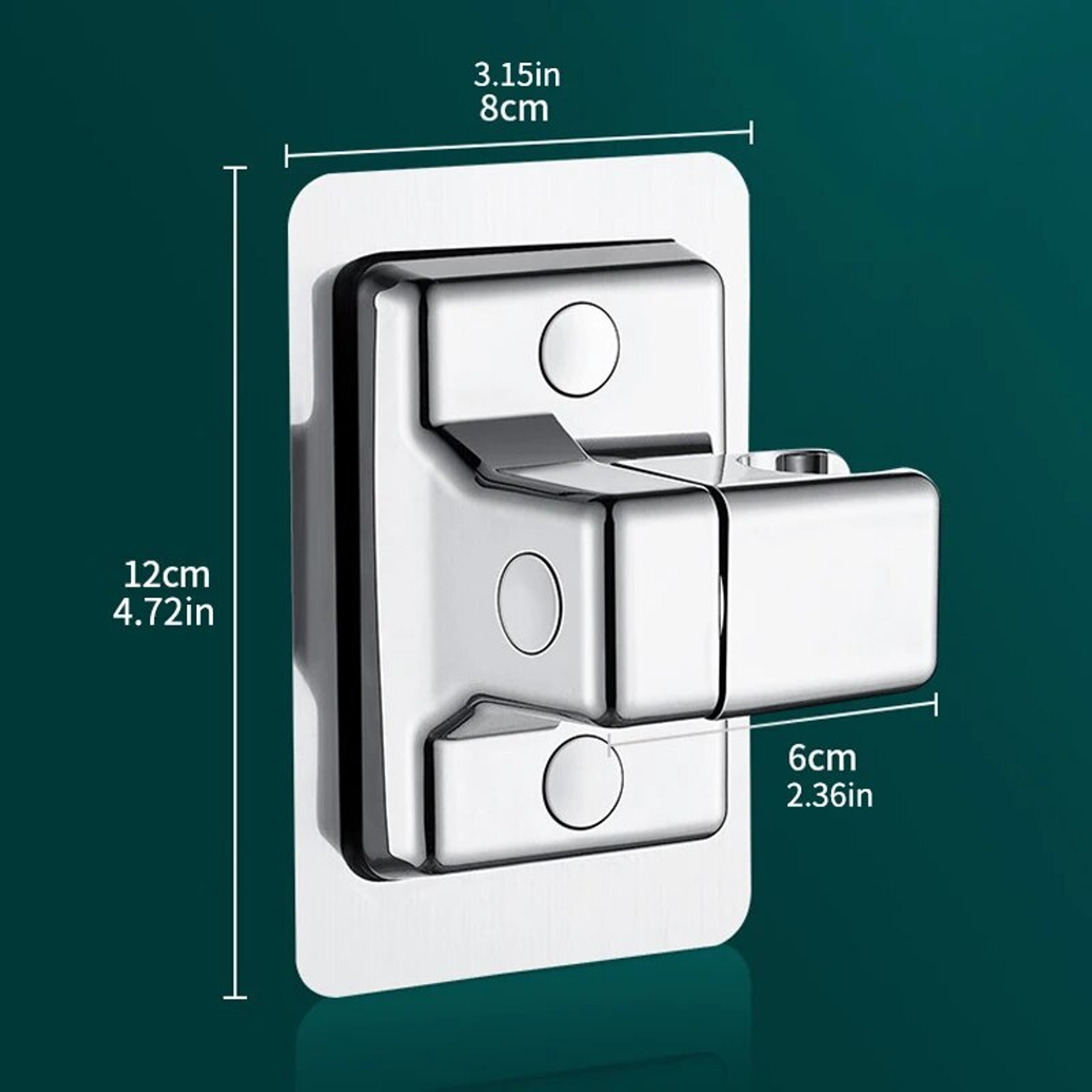 Premium No Drilling Shower Mount Adjustable Handheld Shower Holder Bracket Easy Install Handheld Sh 5