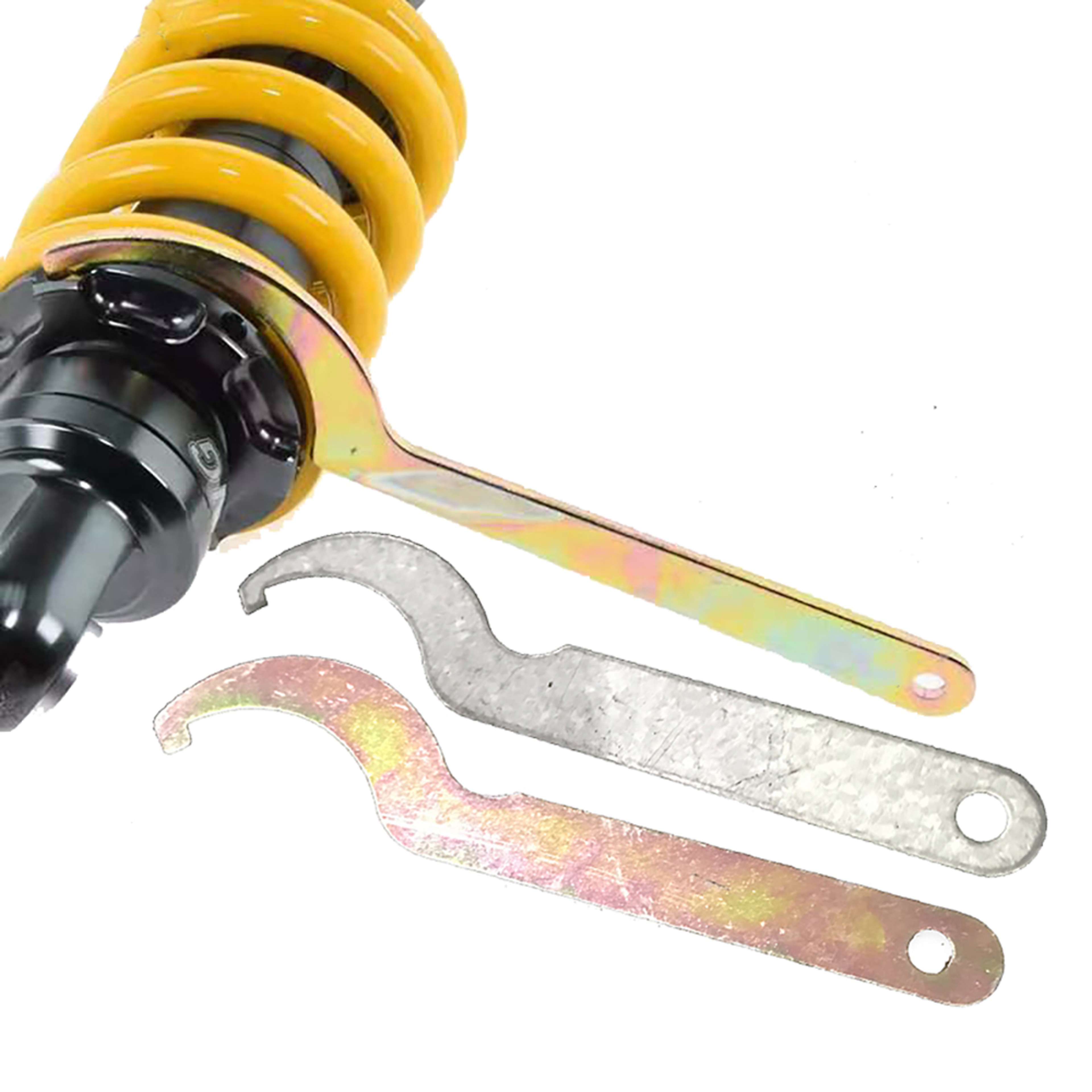 Premium Universal Motorcycle Shock Preload Adjustable Motorcycle Shock Spanner Wrench Suspension Ad 0