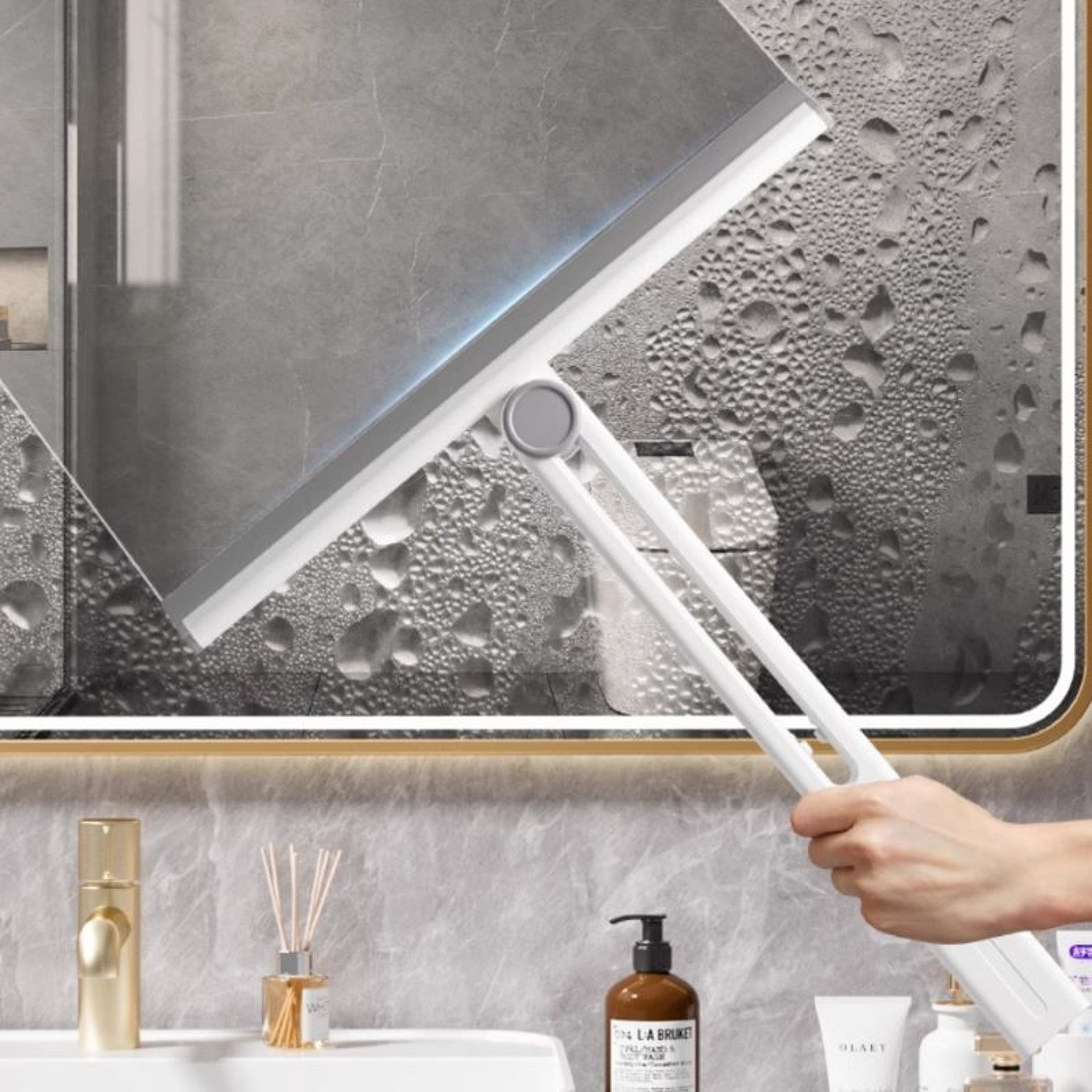 Premium Silicone Glass Squeegee & Shower Wiper Window & Floor Cleaner – view 3