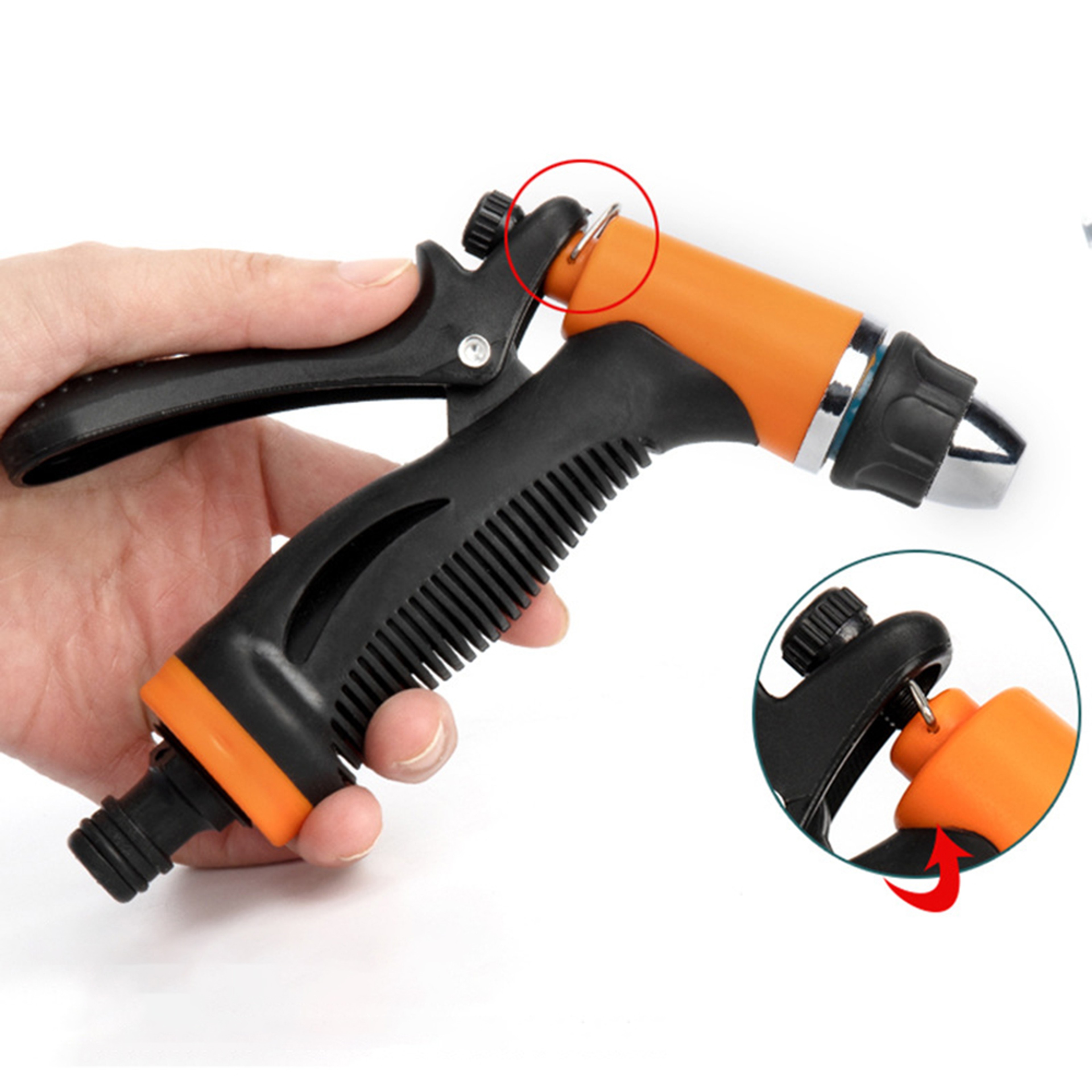 AquaJet High Pressure Car Wash Gun And Adjustable Hose Nozzle 1