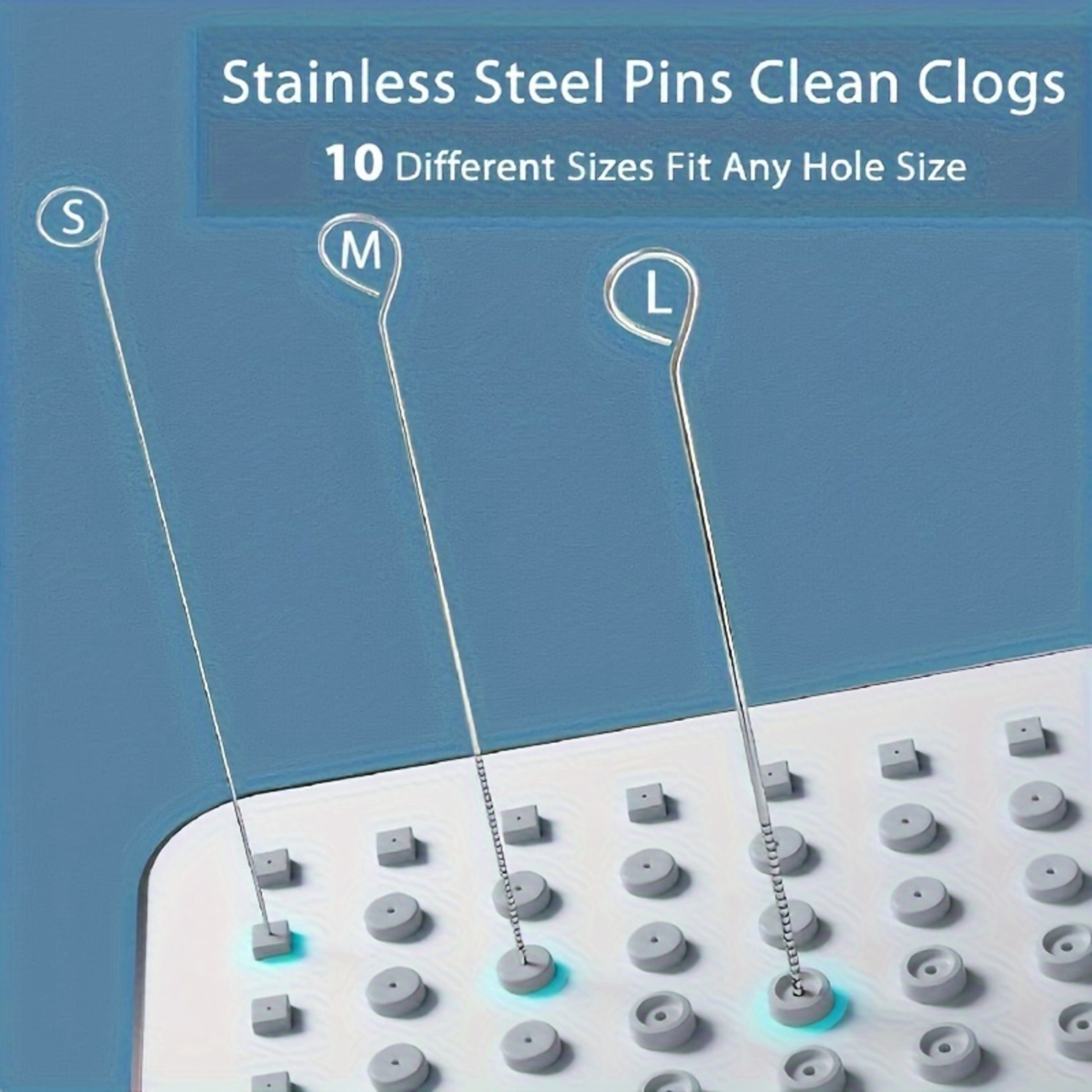 PrecisionFlow Shower Head Cleaning Brush Set 2