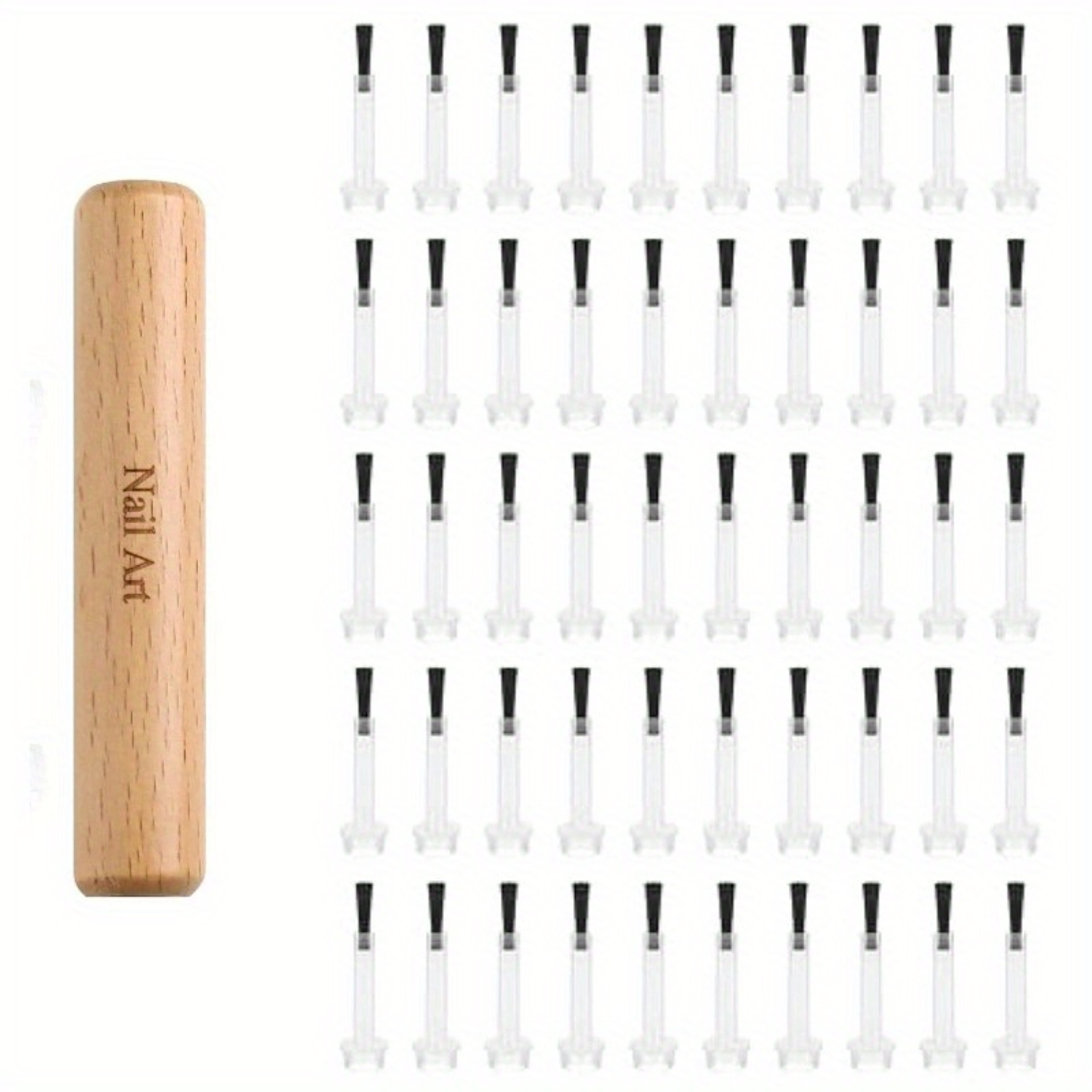 PrecisionPro Detachable Nail Art Brush Set For Gel Painting And Fine Detailing 5