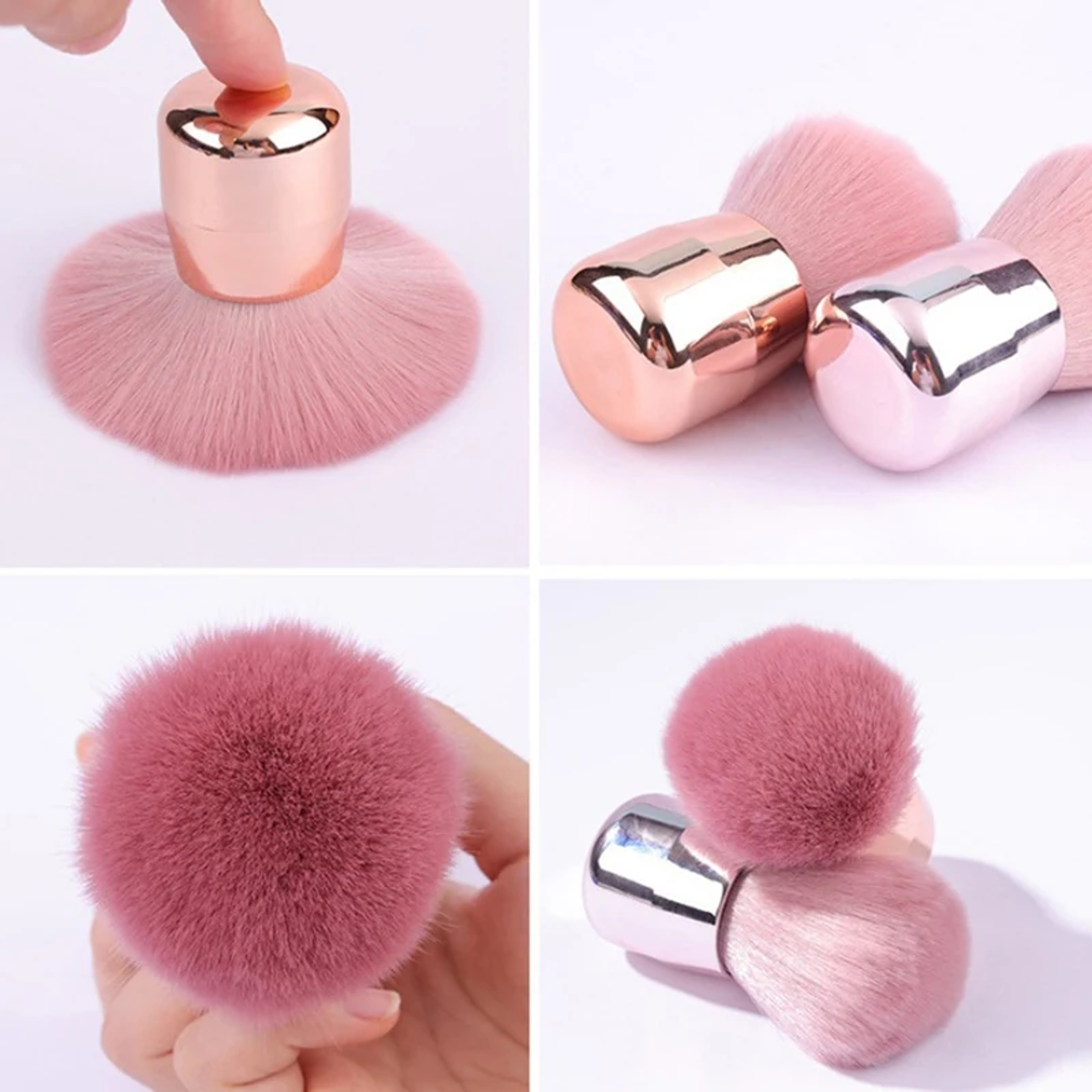Professional Mushroom Nail Dust Brush For Manicure Cleaning 1
