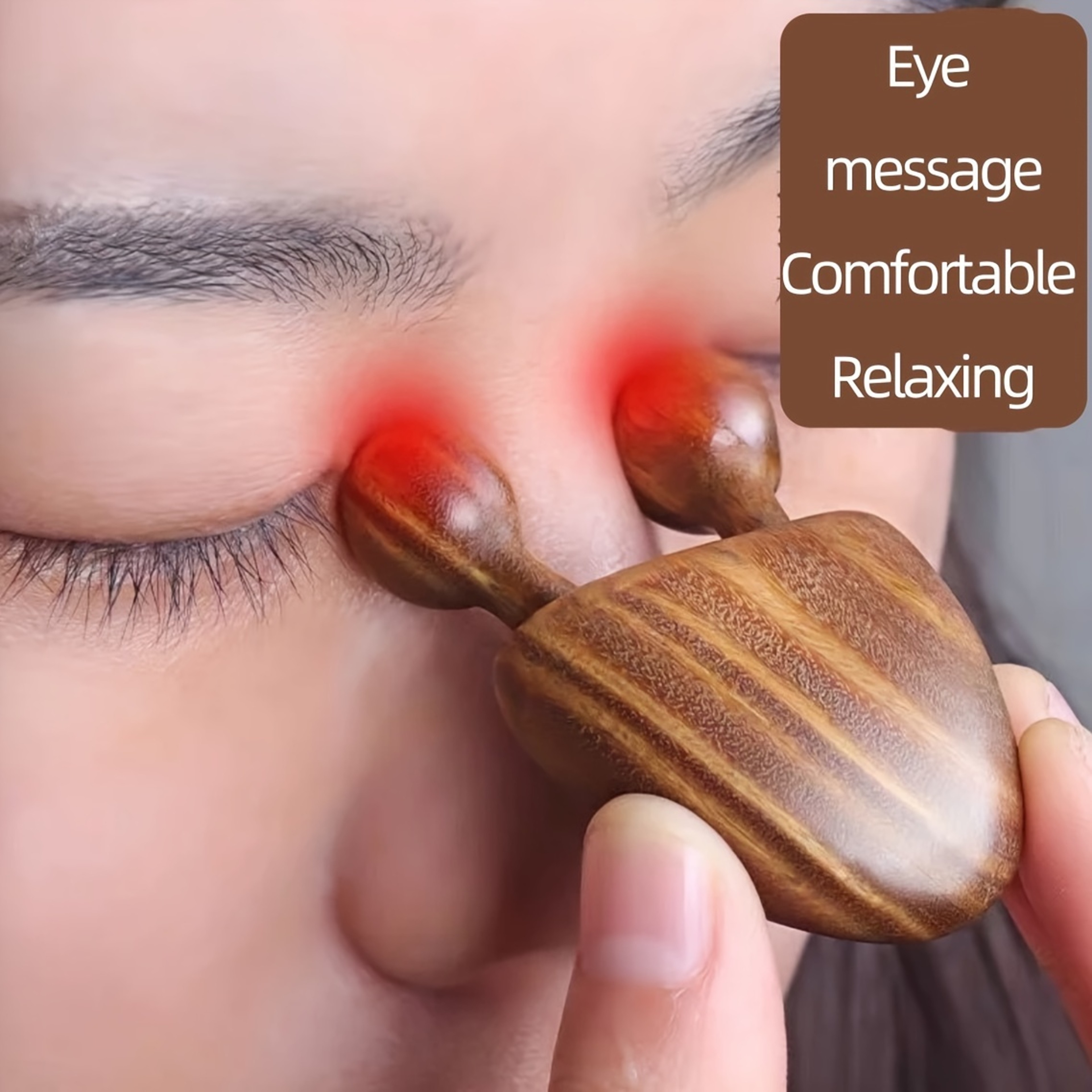 Sandalwood Facial Massager For Eye Relief And Face Care 1