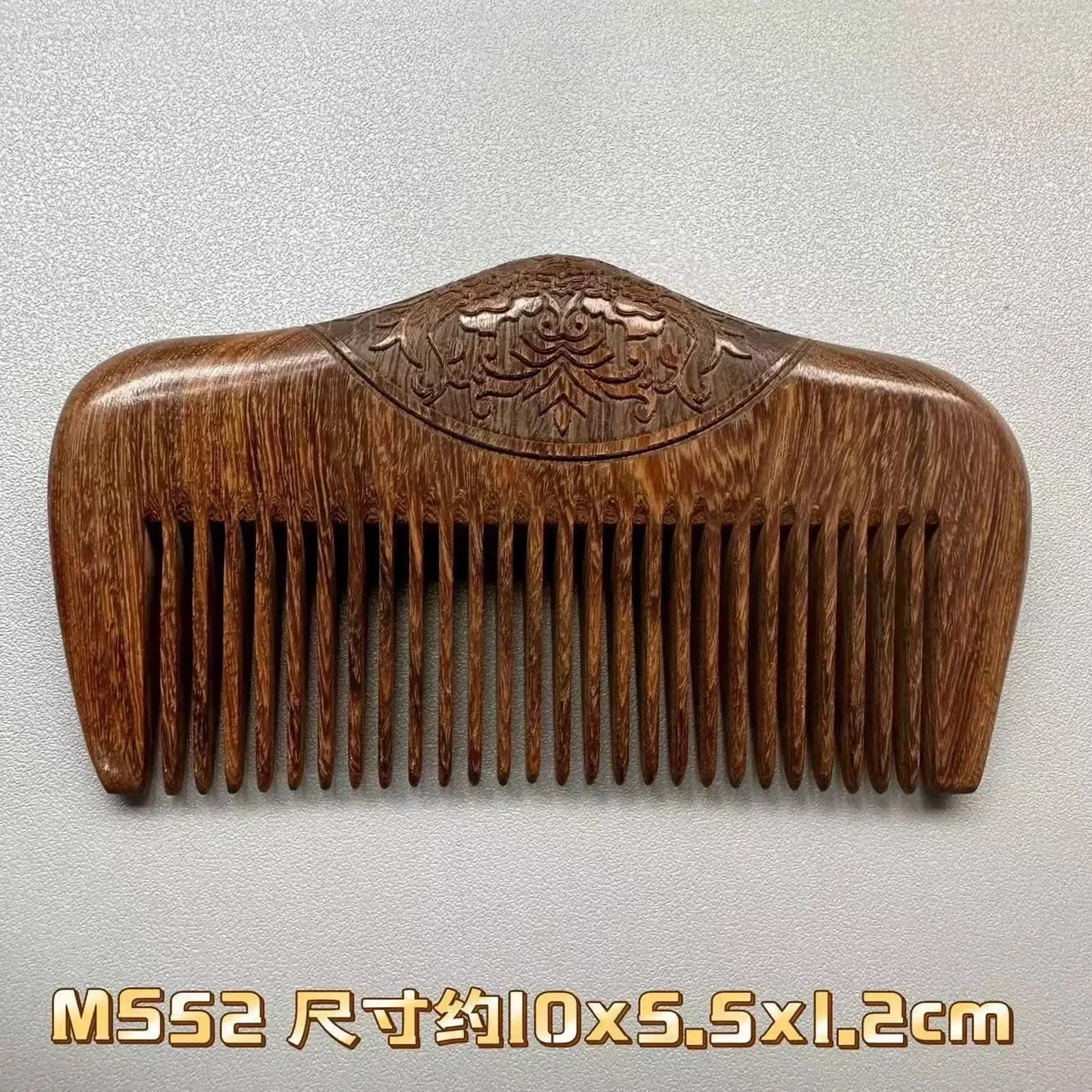 Black Gold Sandalwood Pocket Comb For Hair And Beard Grooming 6