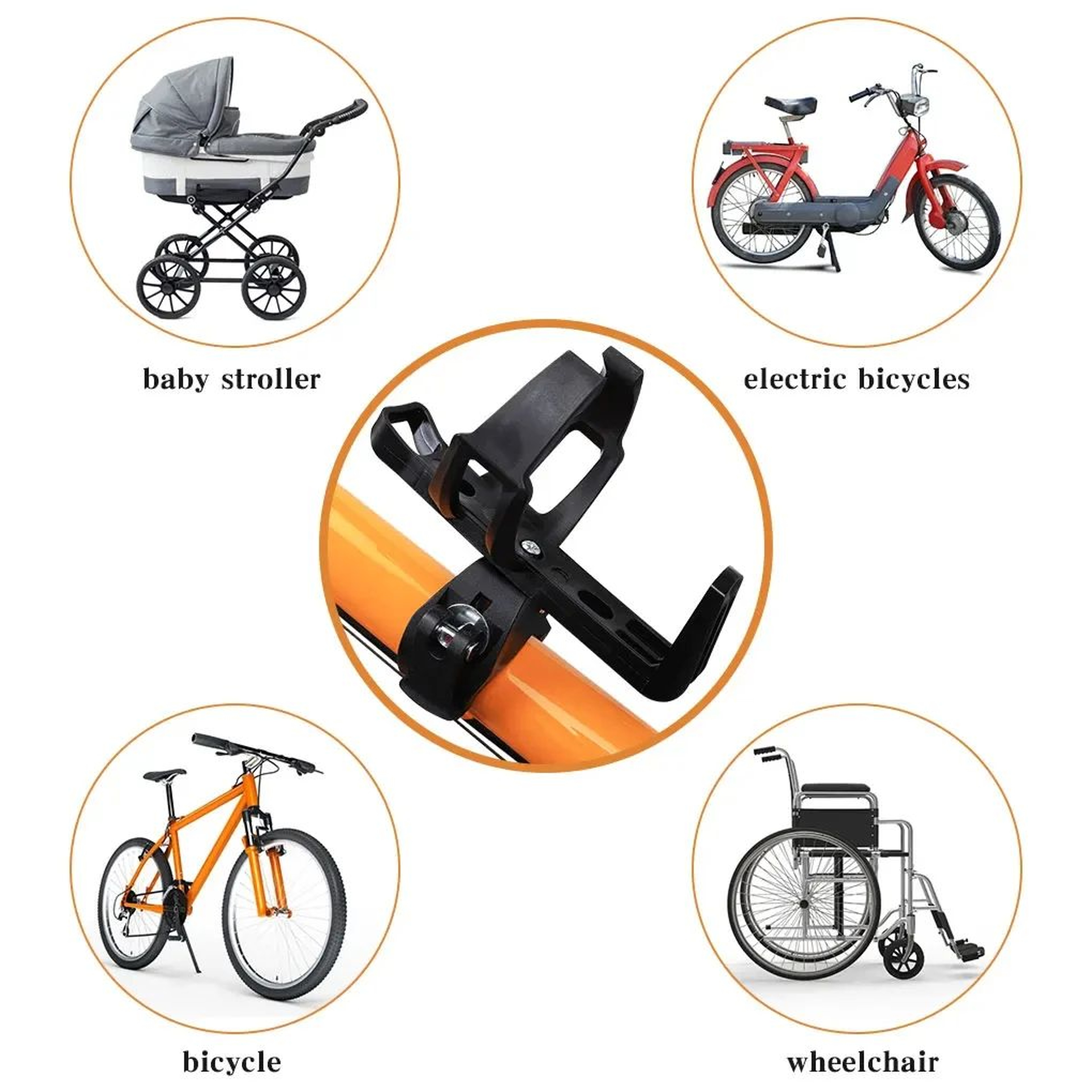 Rotatable Lightweight Bike Water Bottle Holder for Road and Mountain Bikes – view 3