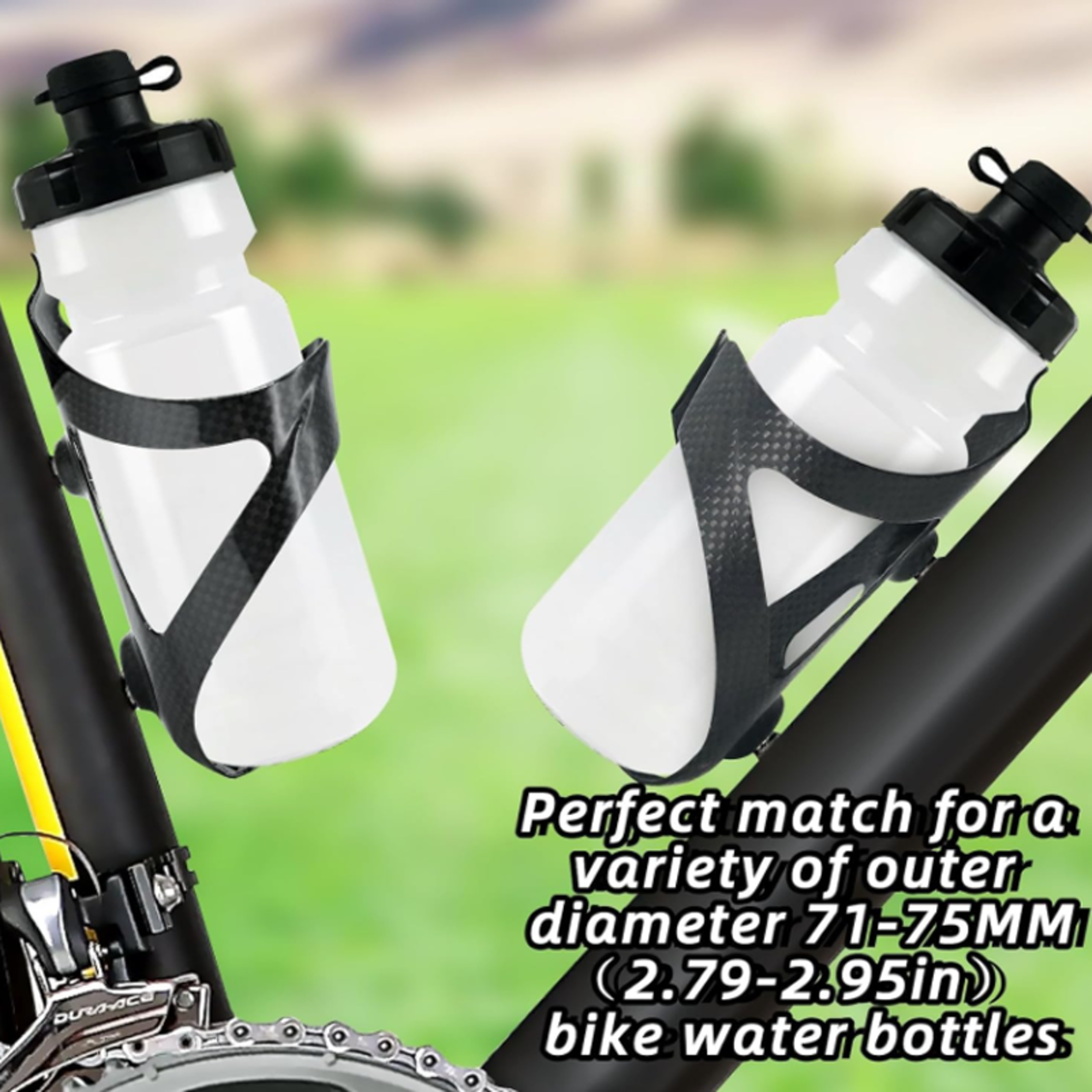 Jingxing Ultralight Bottle Cage Full Carbon Fiber Bike Bottle Cage For Road And MTB 1