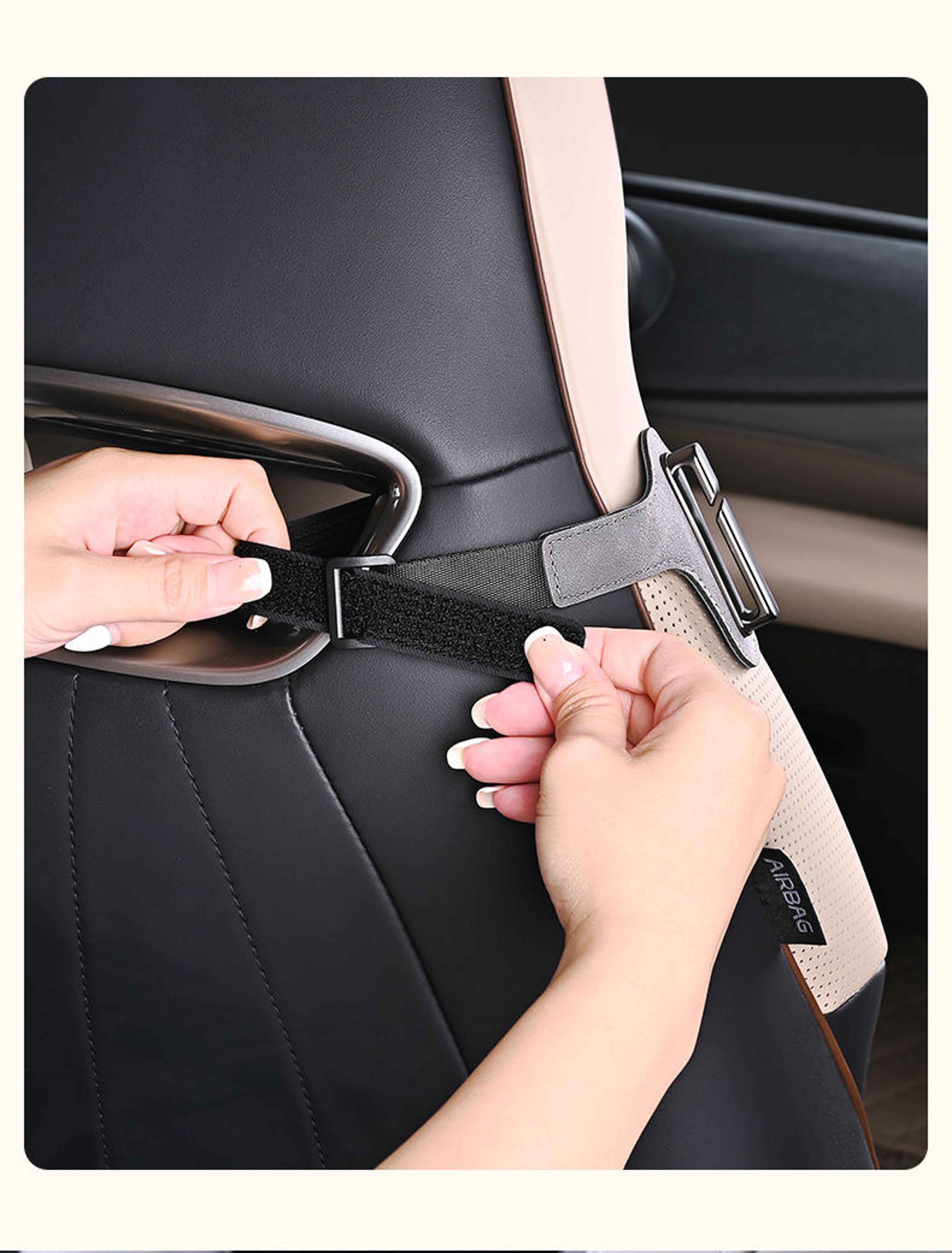 Universal Car Seat Belt Adjuster And Shoulder Strap Positioning Clip 5