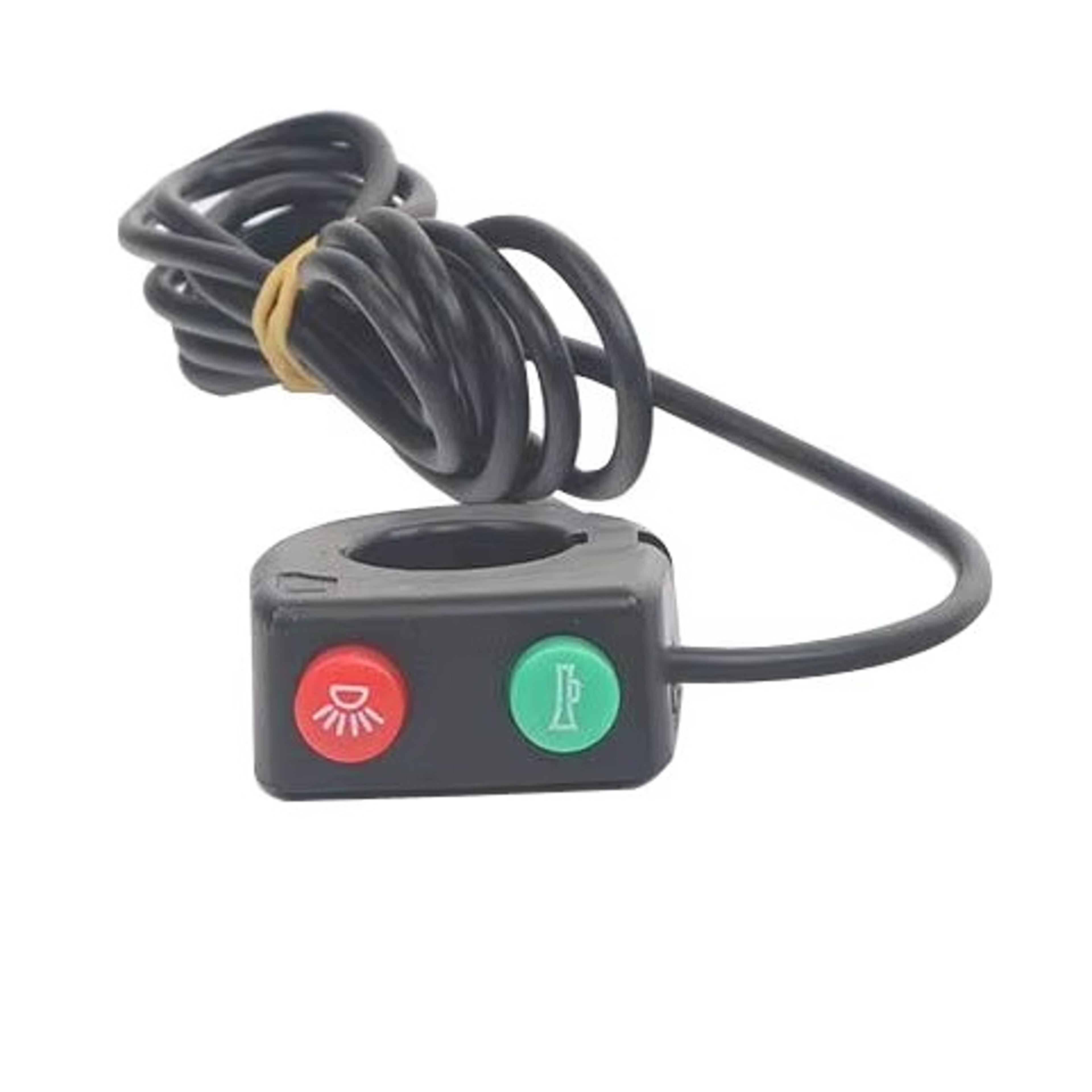 Electric Bike Headlight With Horn Switch Waterproof Ebike Light 7