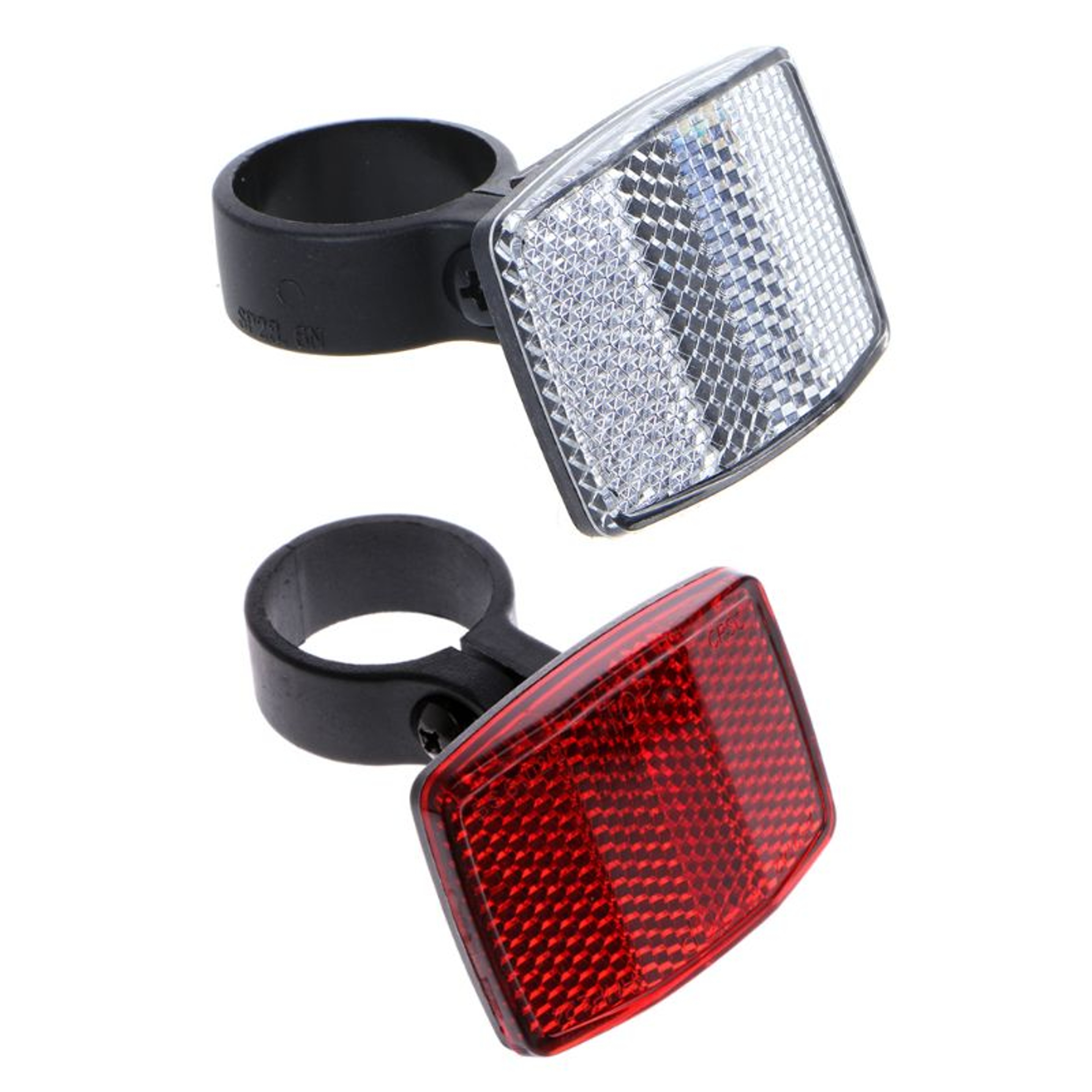 High Visibility Bicycle Safety Reflector for Handlebar or Rear Mount – view 1