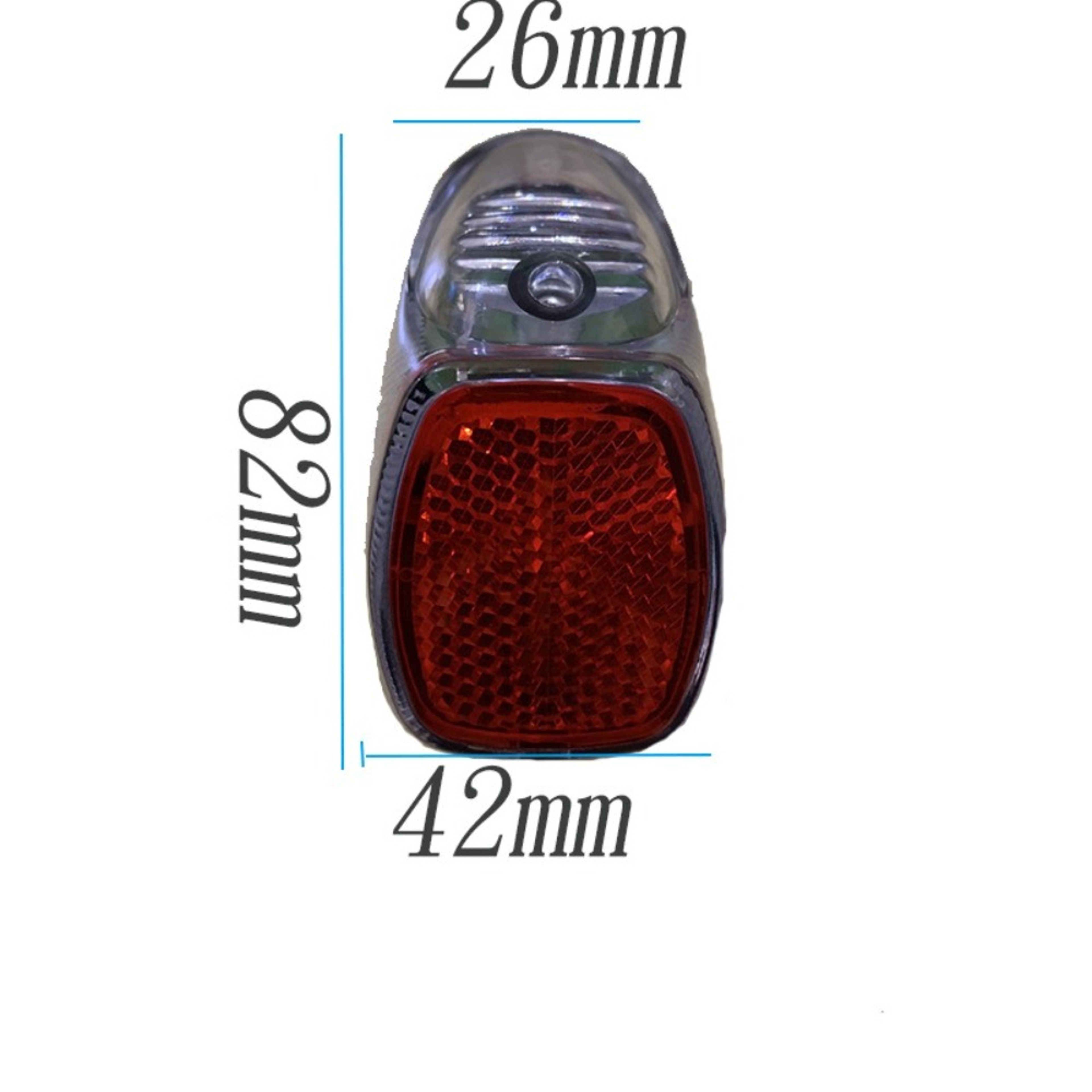 Solar Bike Tail Light Compact LED Bicycle Rear Safety Light 5