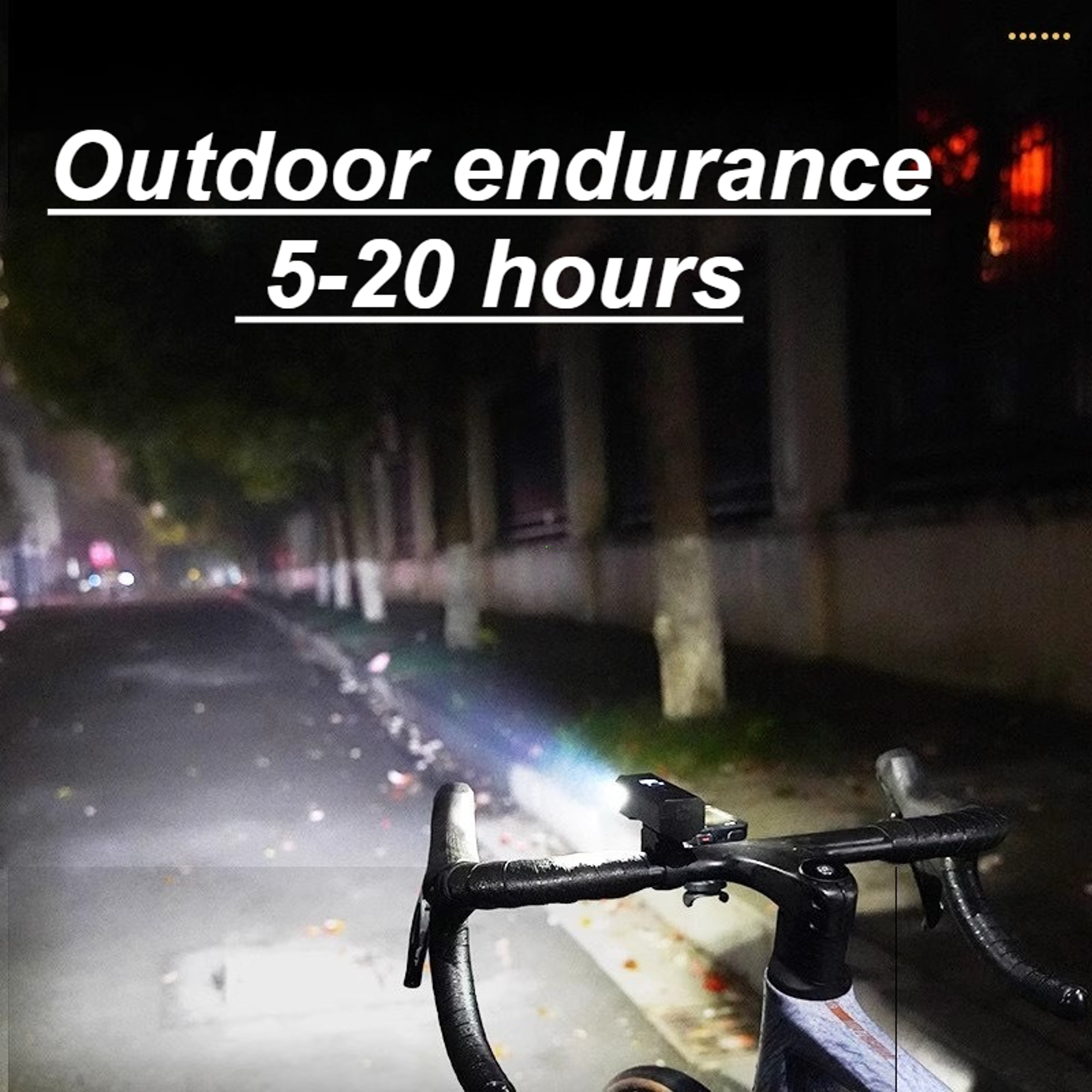 Lumen Bike Light and Rechargeable Bike Headlight with Power Bank – view 3