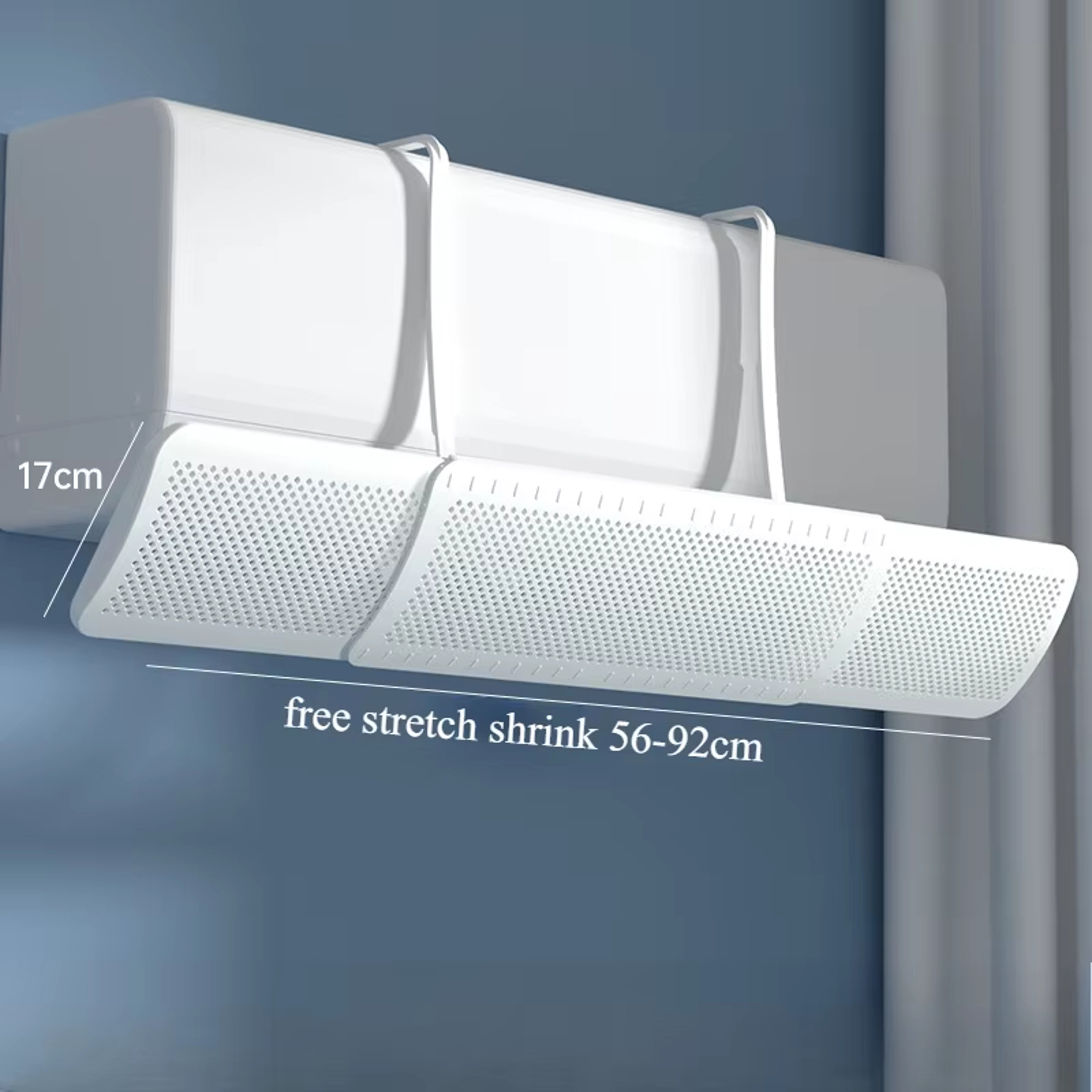 Adjustable Air Conditioner Deflector Retractable AC Wind Shield 1