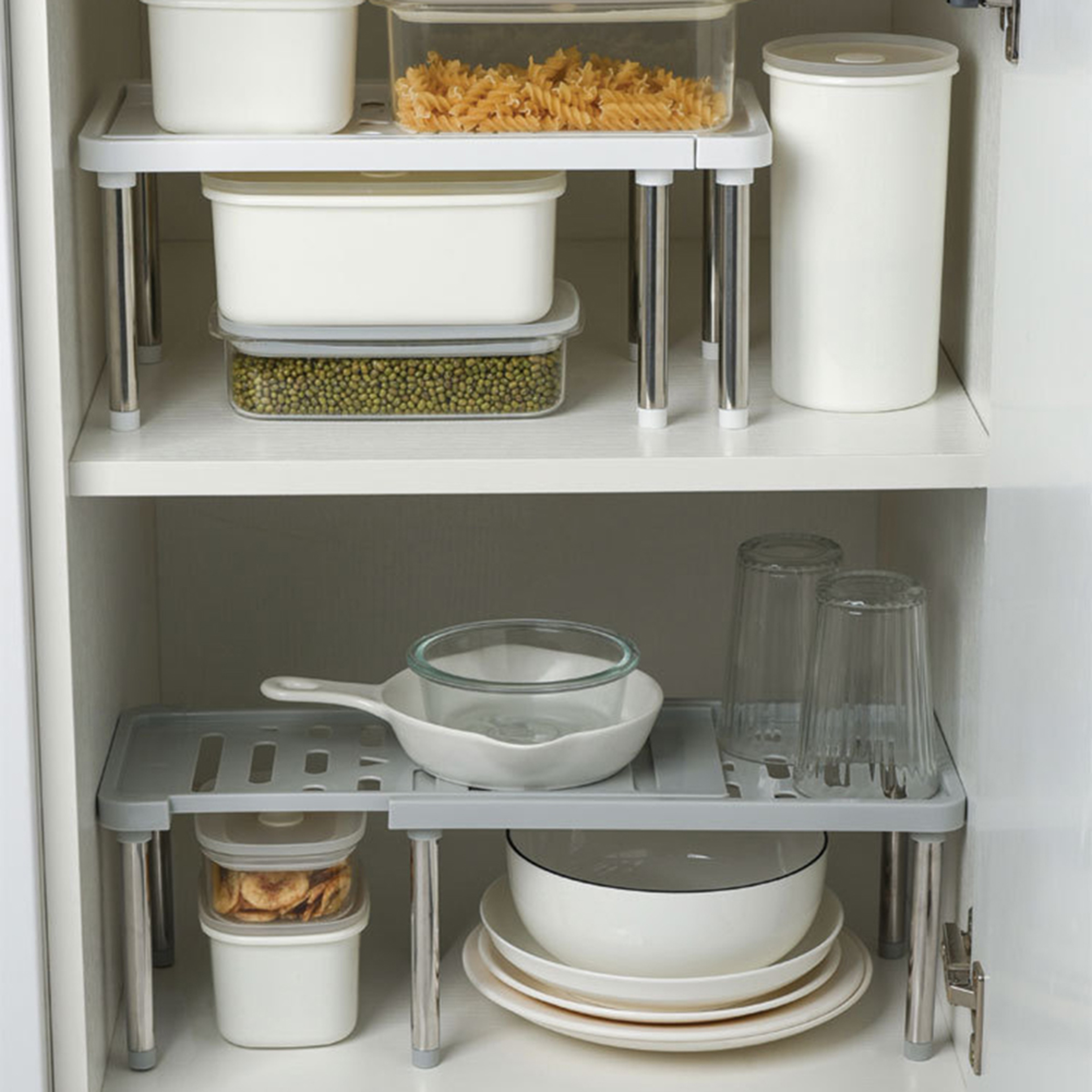 Adjustable Under Sink Organizer Expandable Kitchen Storage Rack 4