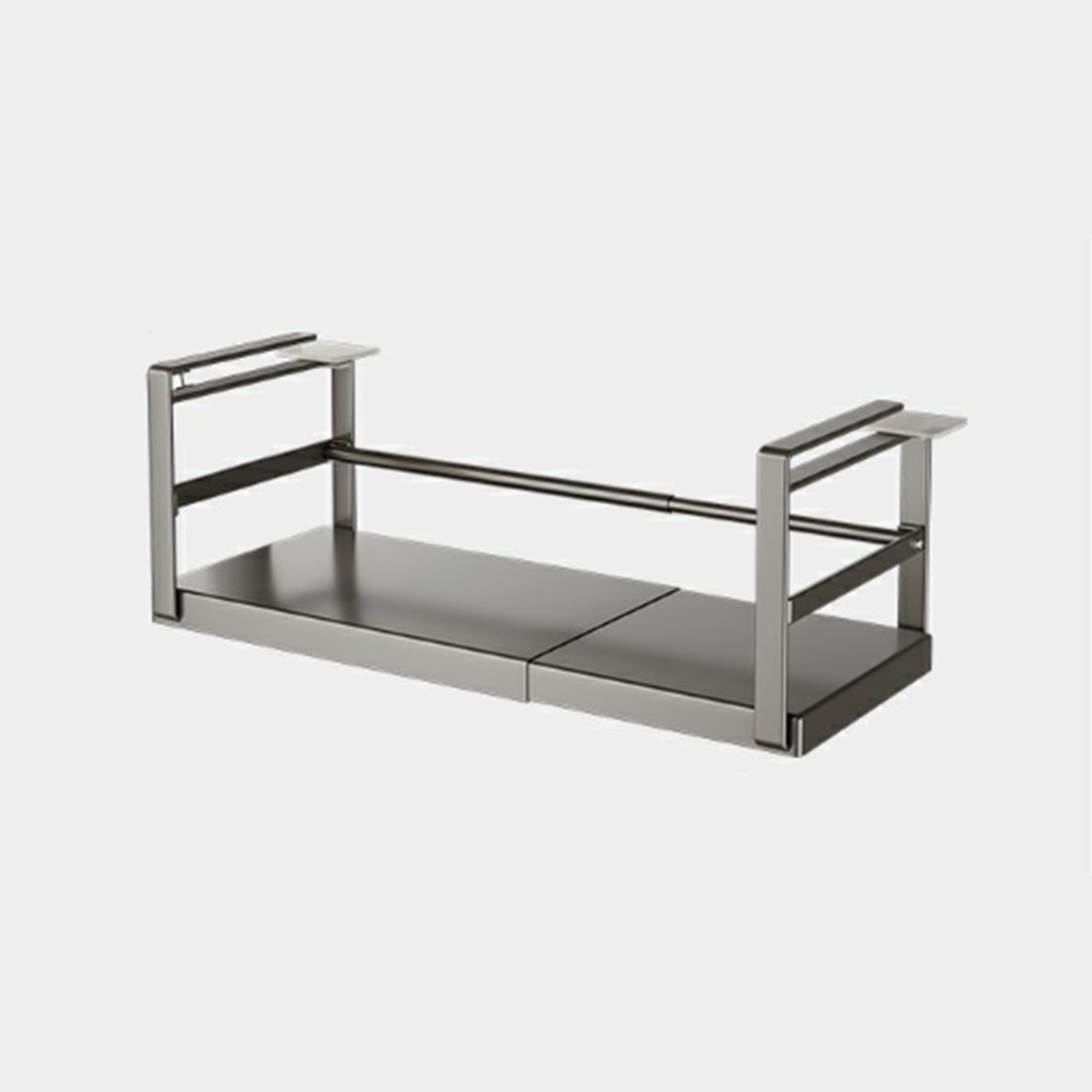Space Saving Expandable Cabinet Shelf And Under Cabinet Shelf Organizer 5