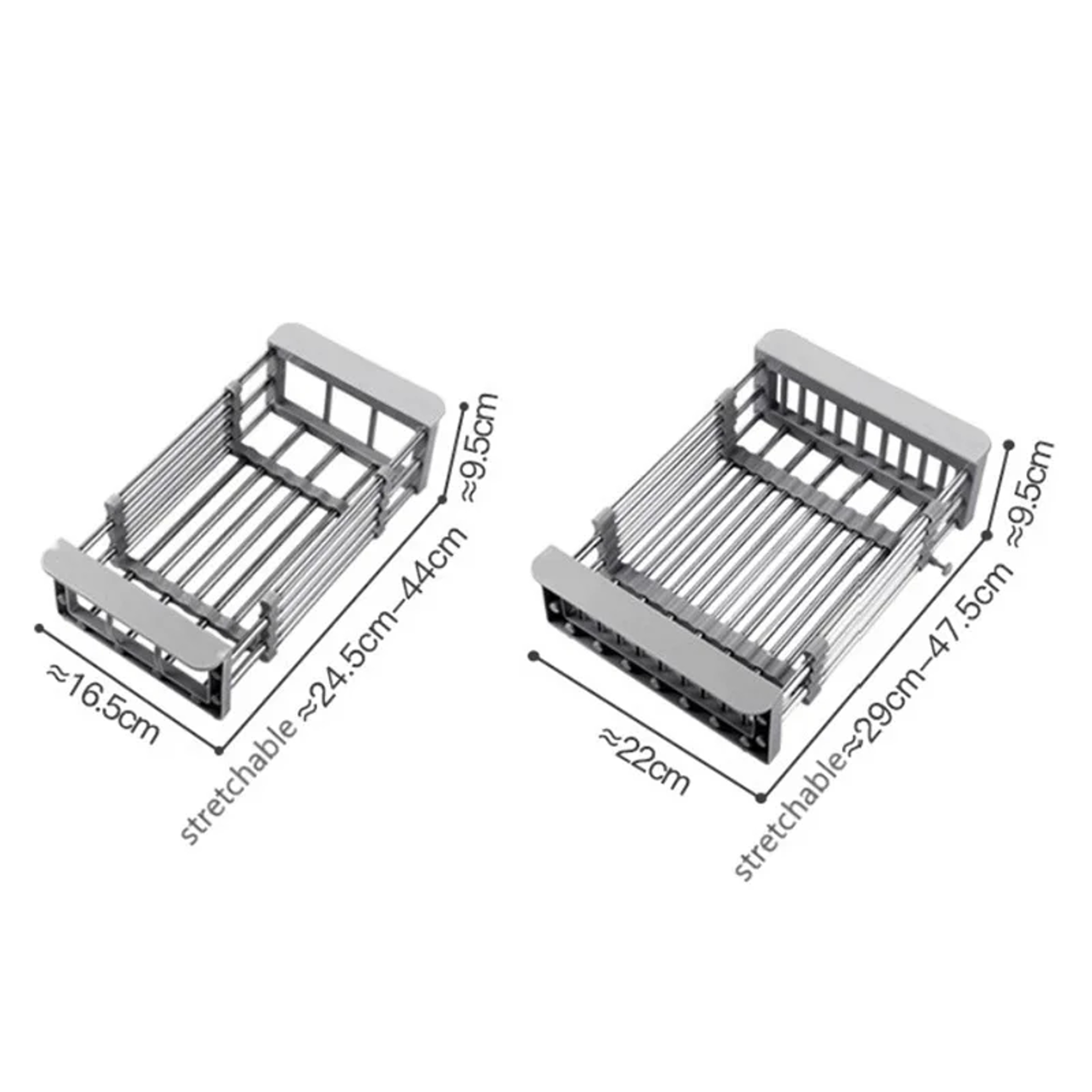Expandable Stainless Steel Sink Drainer And Drying Basket 5