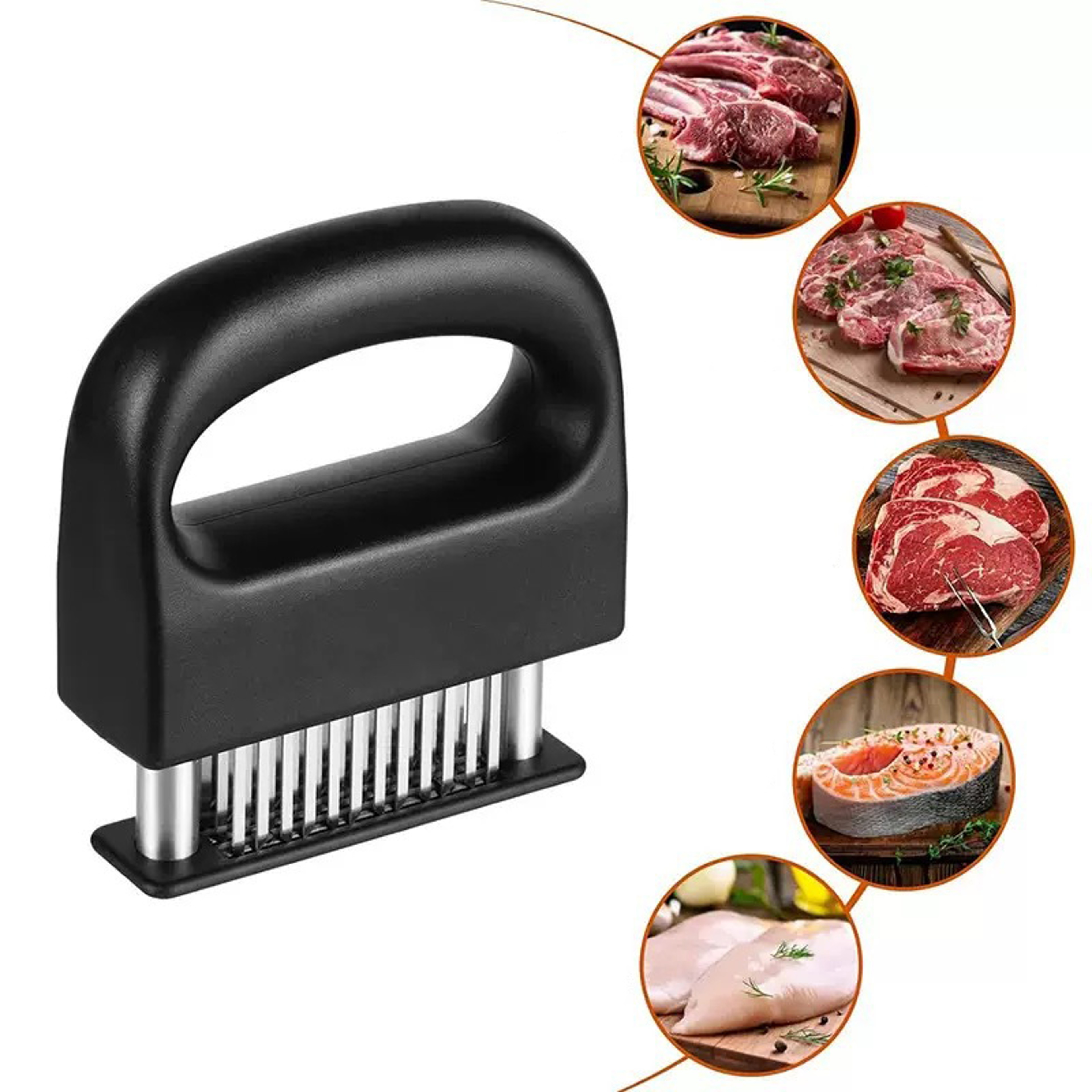 Blade Meat Tenderizer Stainless Steel Steak And Marinade Tool 4