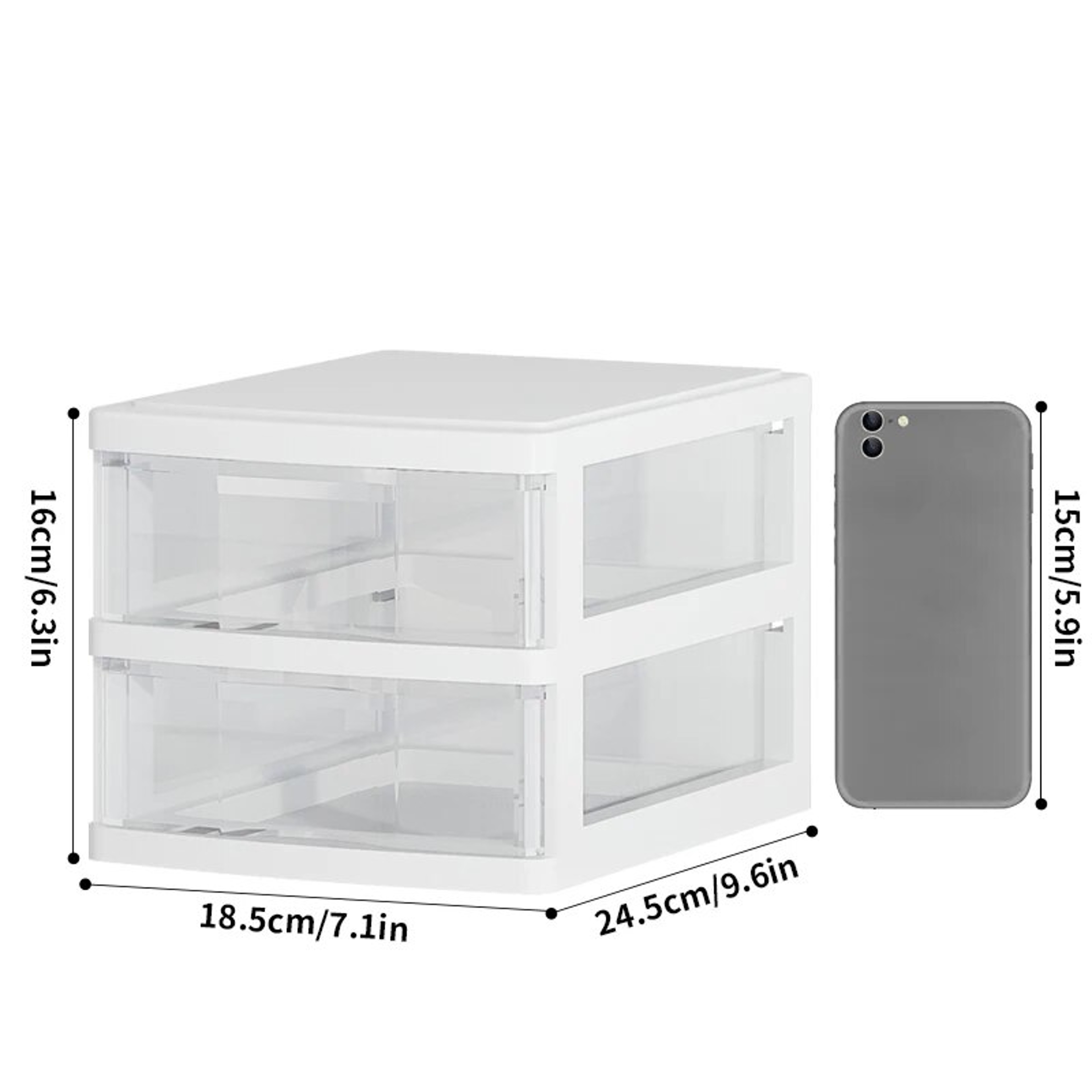 Desktop Drawer Organizer For Office Stationery Makeup And Small Essentials 5