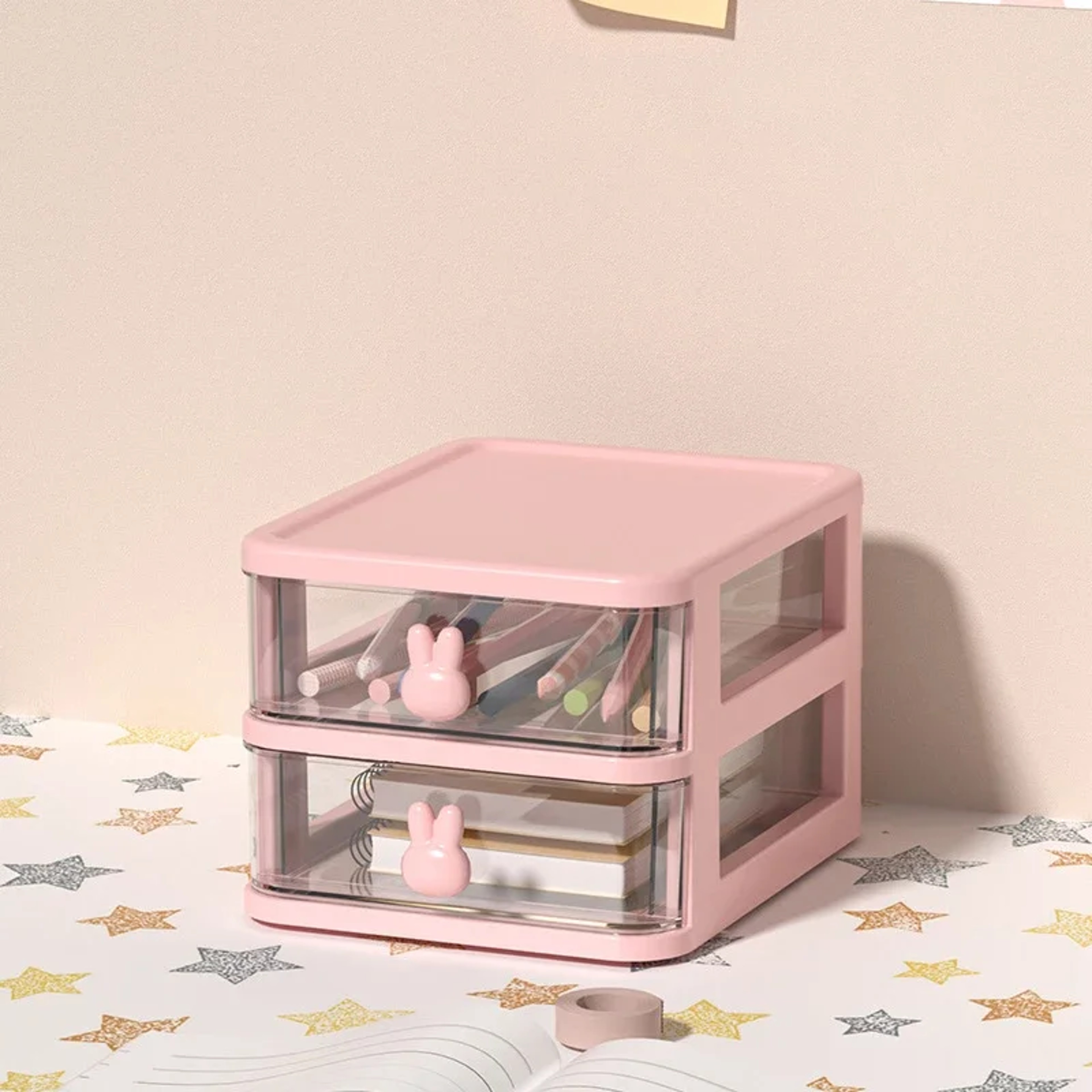 Countertop Makeup Organizer With Drawer For Cosmetics And Hair Accessories 5