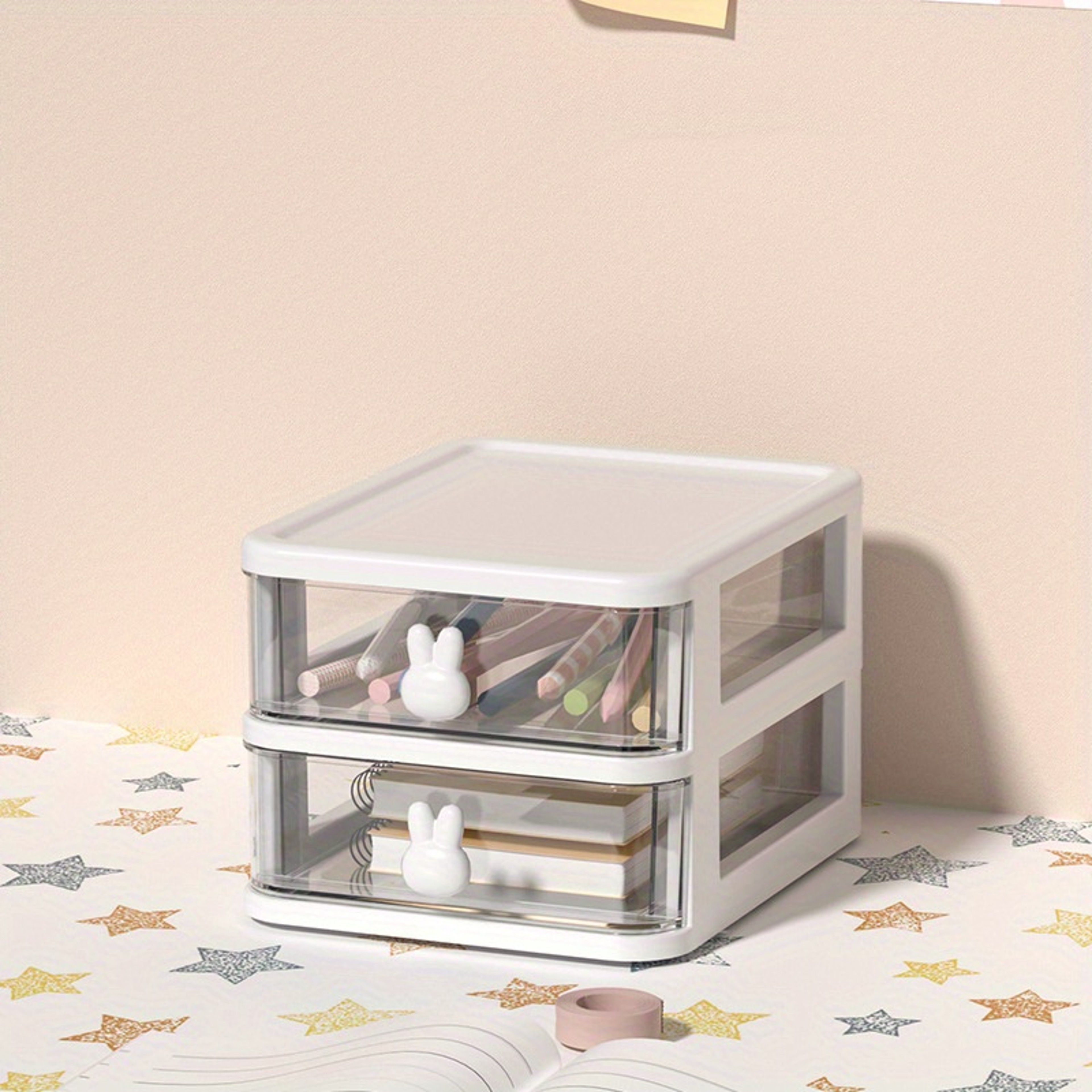 Countertop Makeup Organizer With Drawer For Cosmetics And Hair Accessories 6