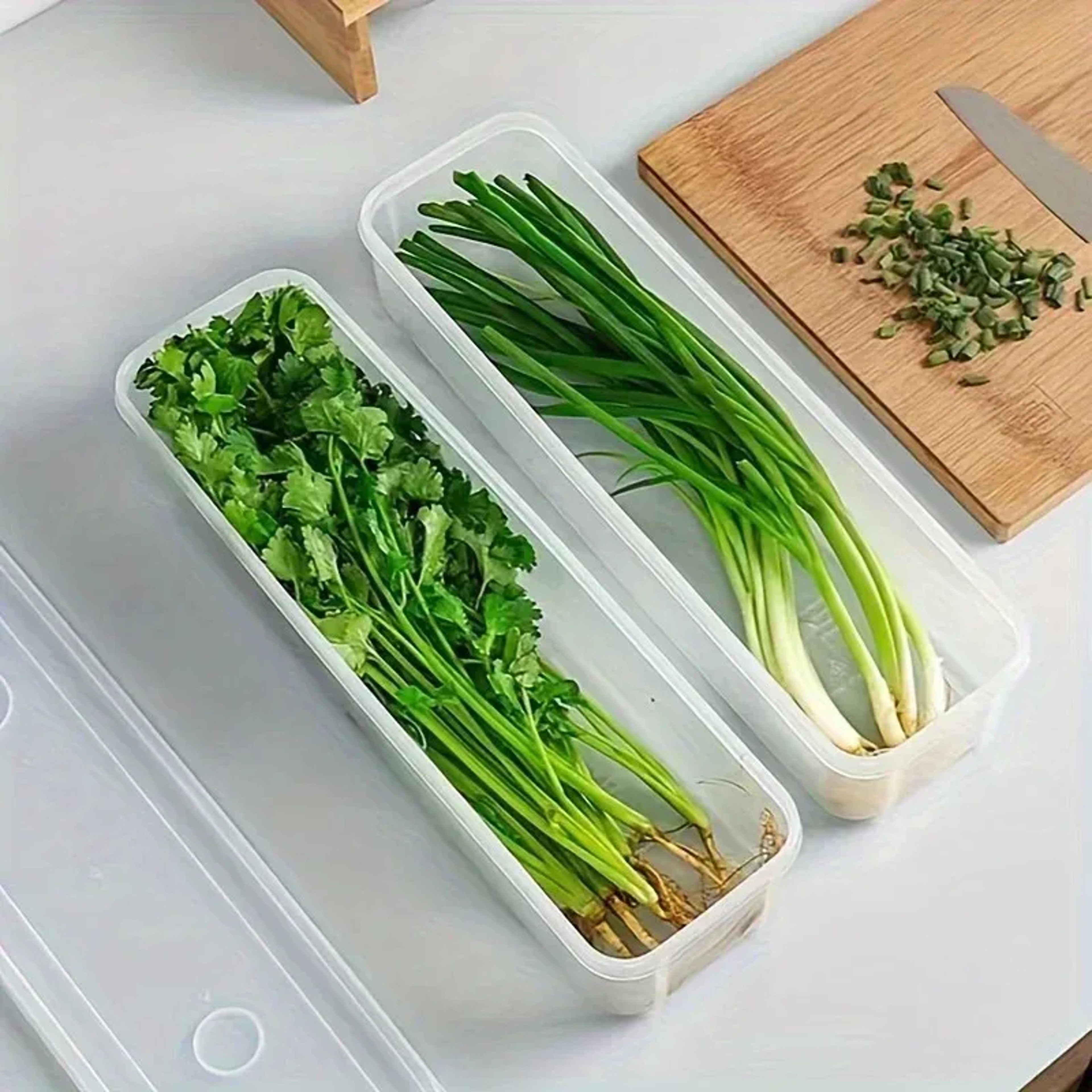 Clear Sealed Refrigerator Storage Box For Fresh Food Organization 0