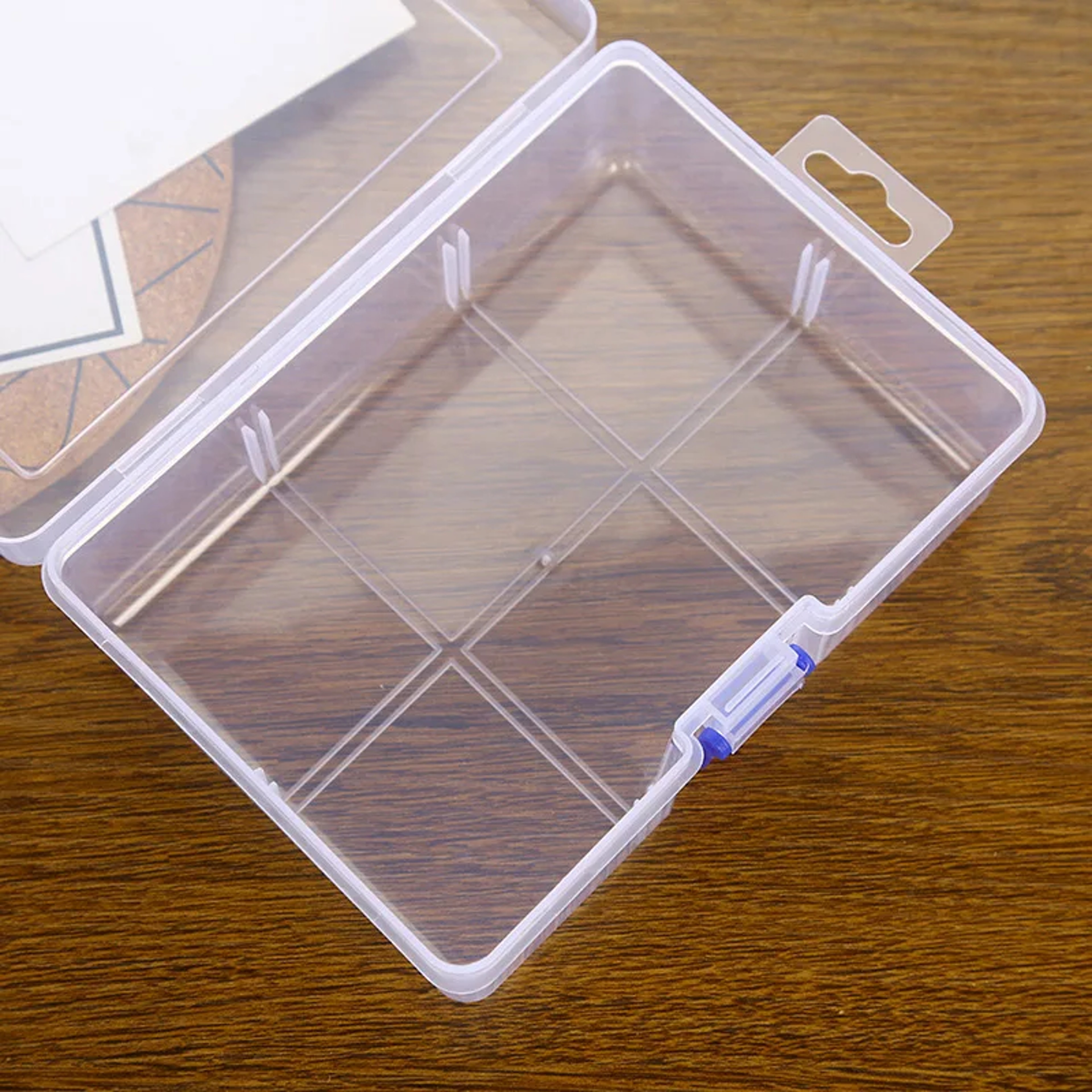 Large Capacity Clear Makeup Organizer Cosmetic Storage Box For Vanity And Accessories 3