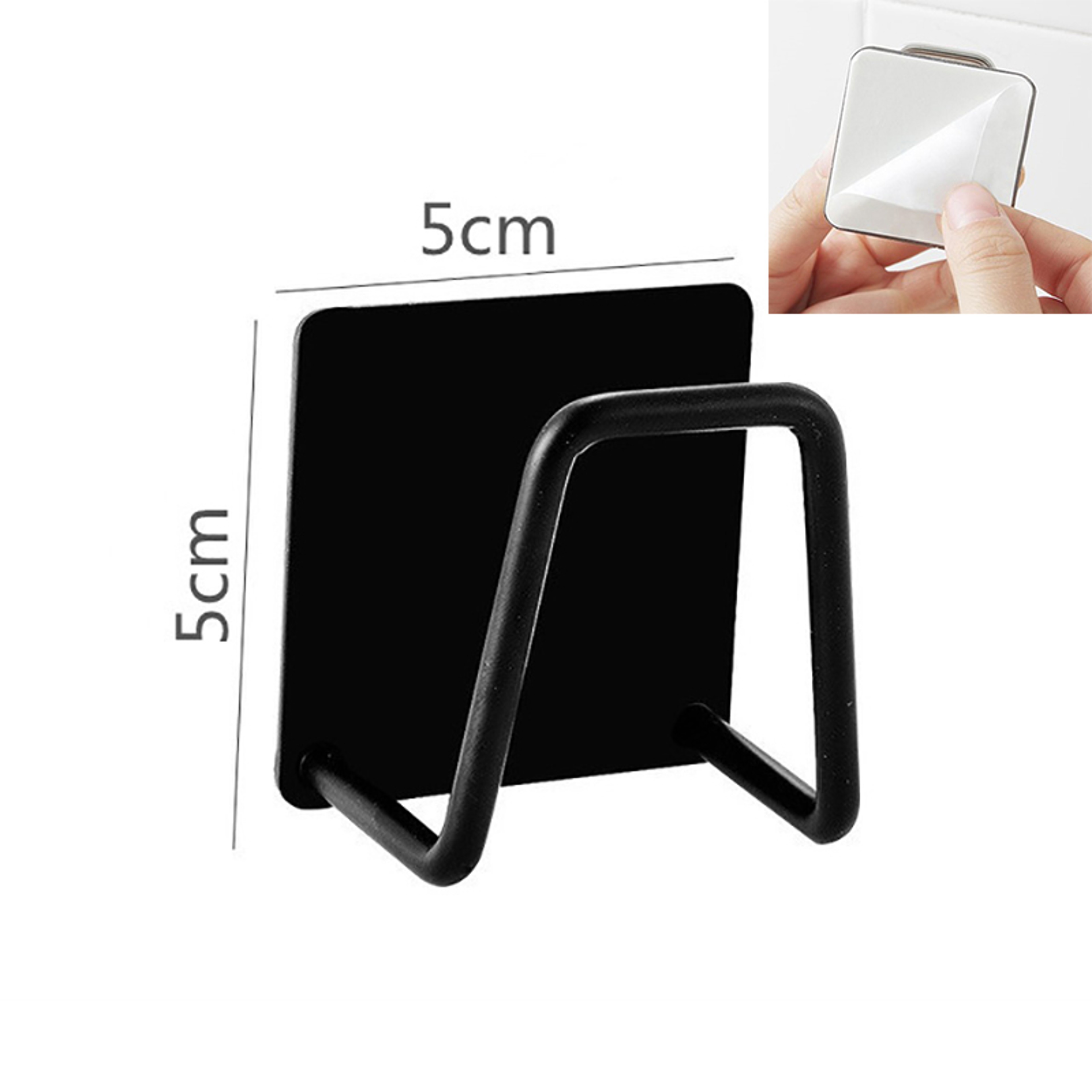 Stainless Steel Sink Sponge Holder Adhesive Draining Kitchen Sink Caddy – view 7