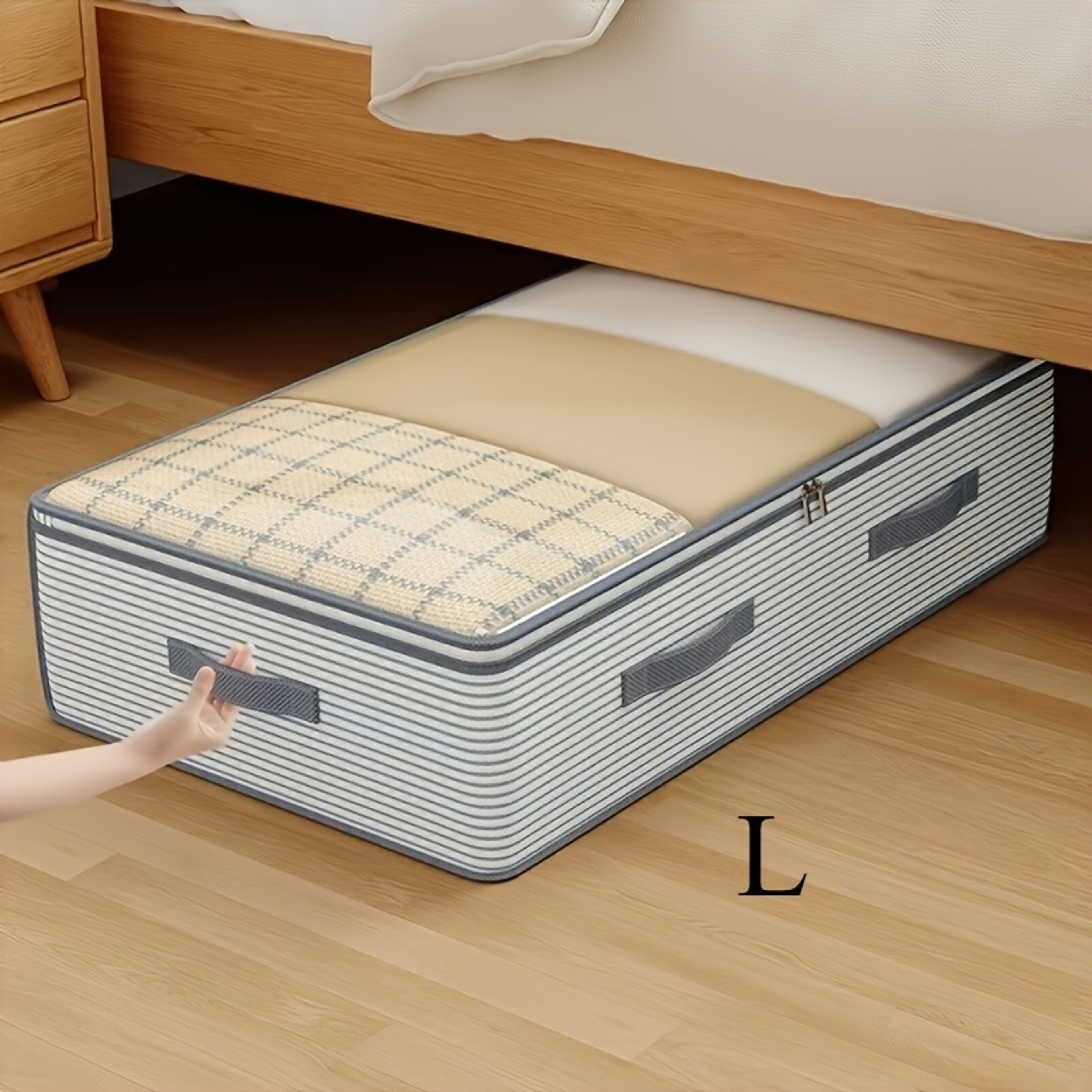 Large Under Bed Storage Bag With Clear Window Clothes And Closet Organizer 6