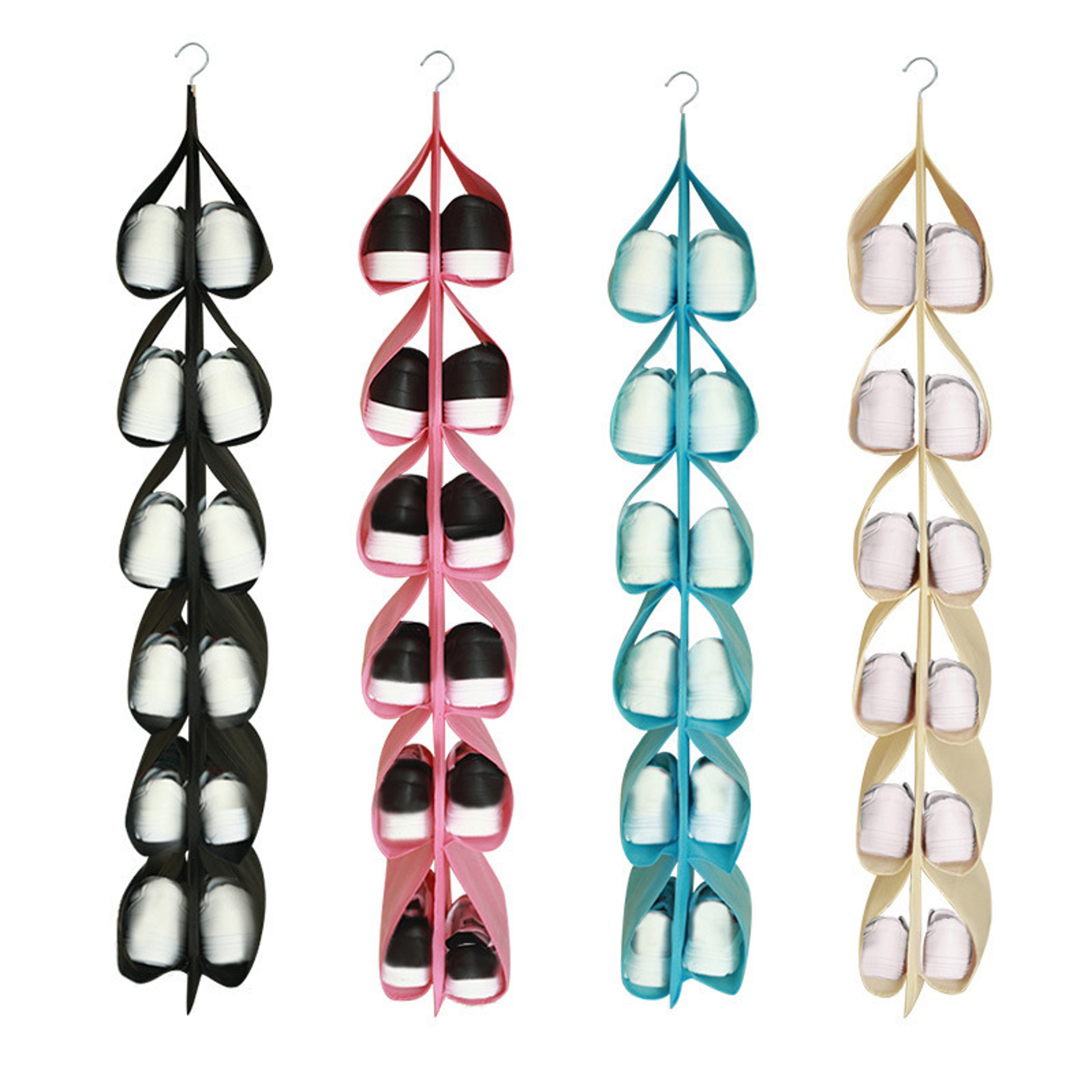 Over The Door Shoe Organizer And Hanging Closet Storage Bag 2