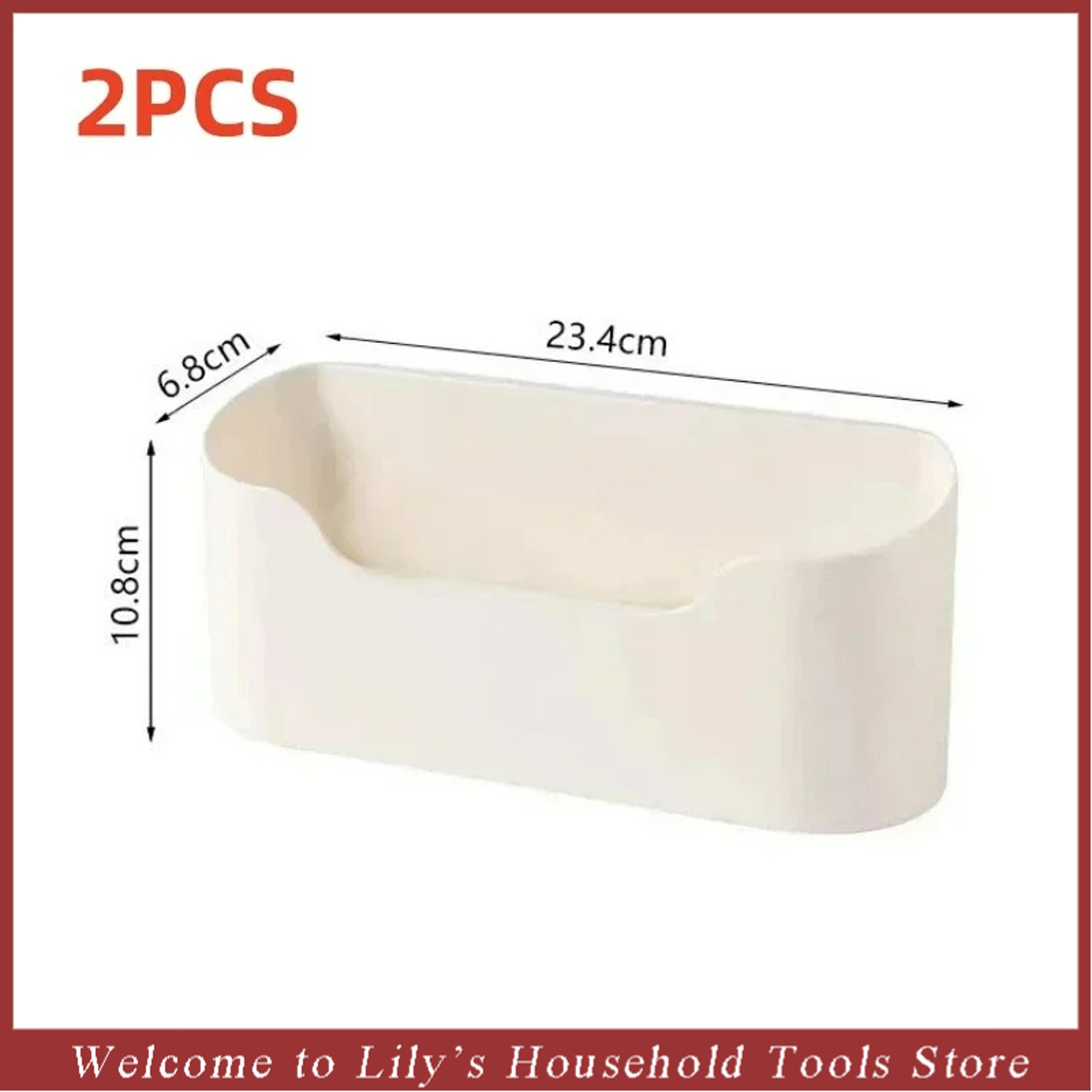Space Saving Cabinet Door Organizer Wall Mounted Adhesive Storage Rack For Kitchen And Bathroom 6