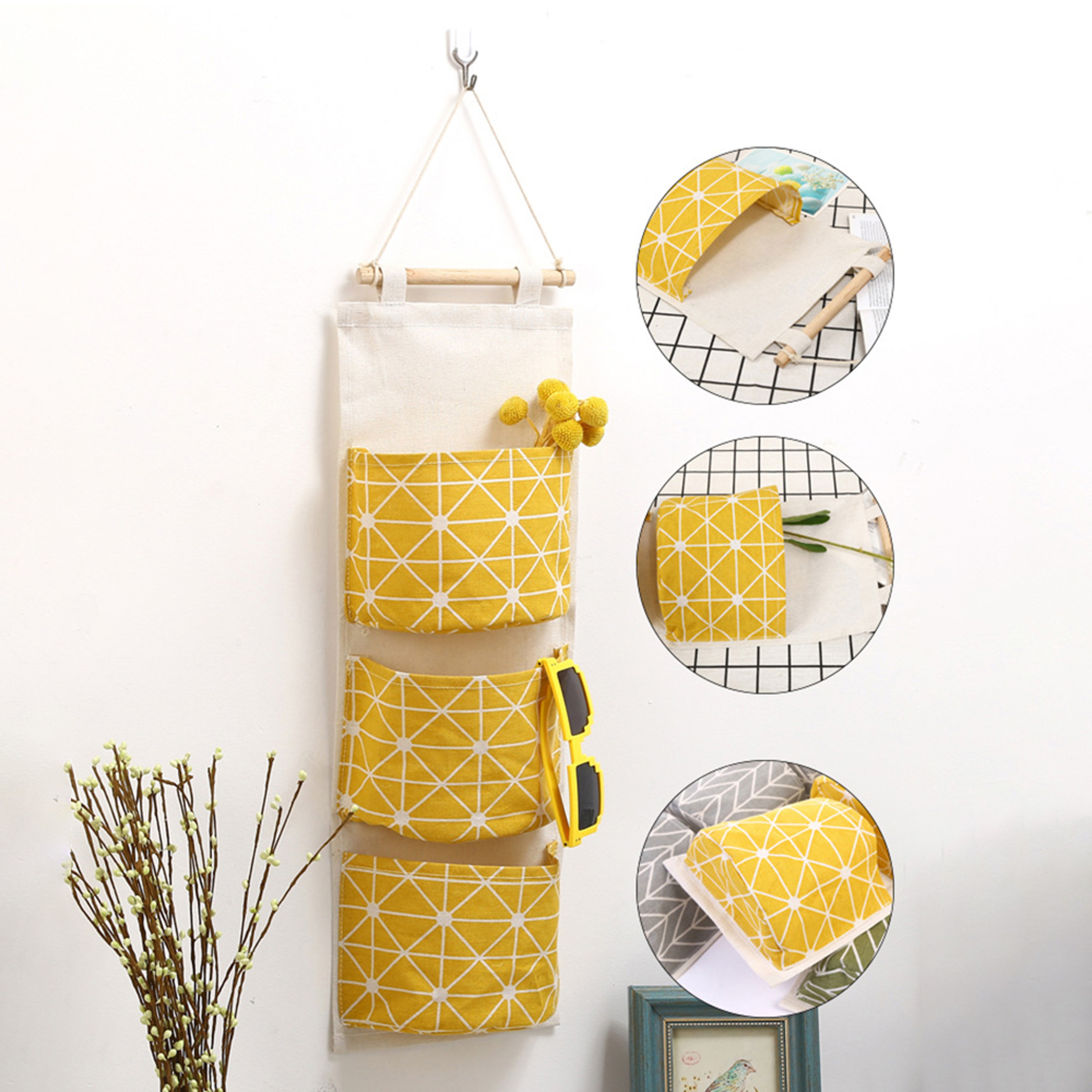 Hanging Organizer Space Saving Over Door and Wall Storage Bag – view 2