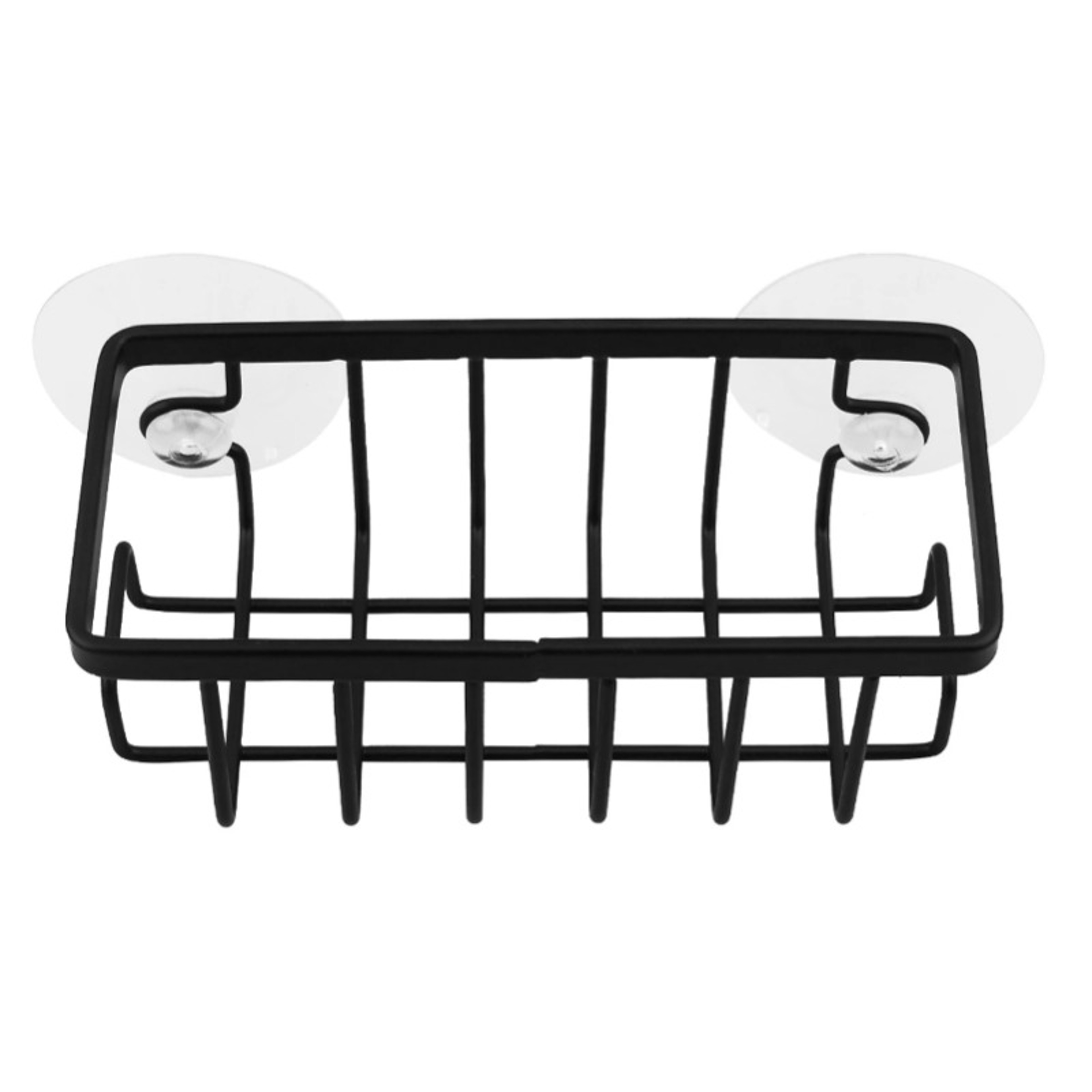 QuickDrain Kitchen Sink Sponge Holder With Suction Cup And Hook 1