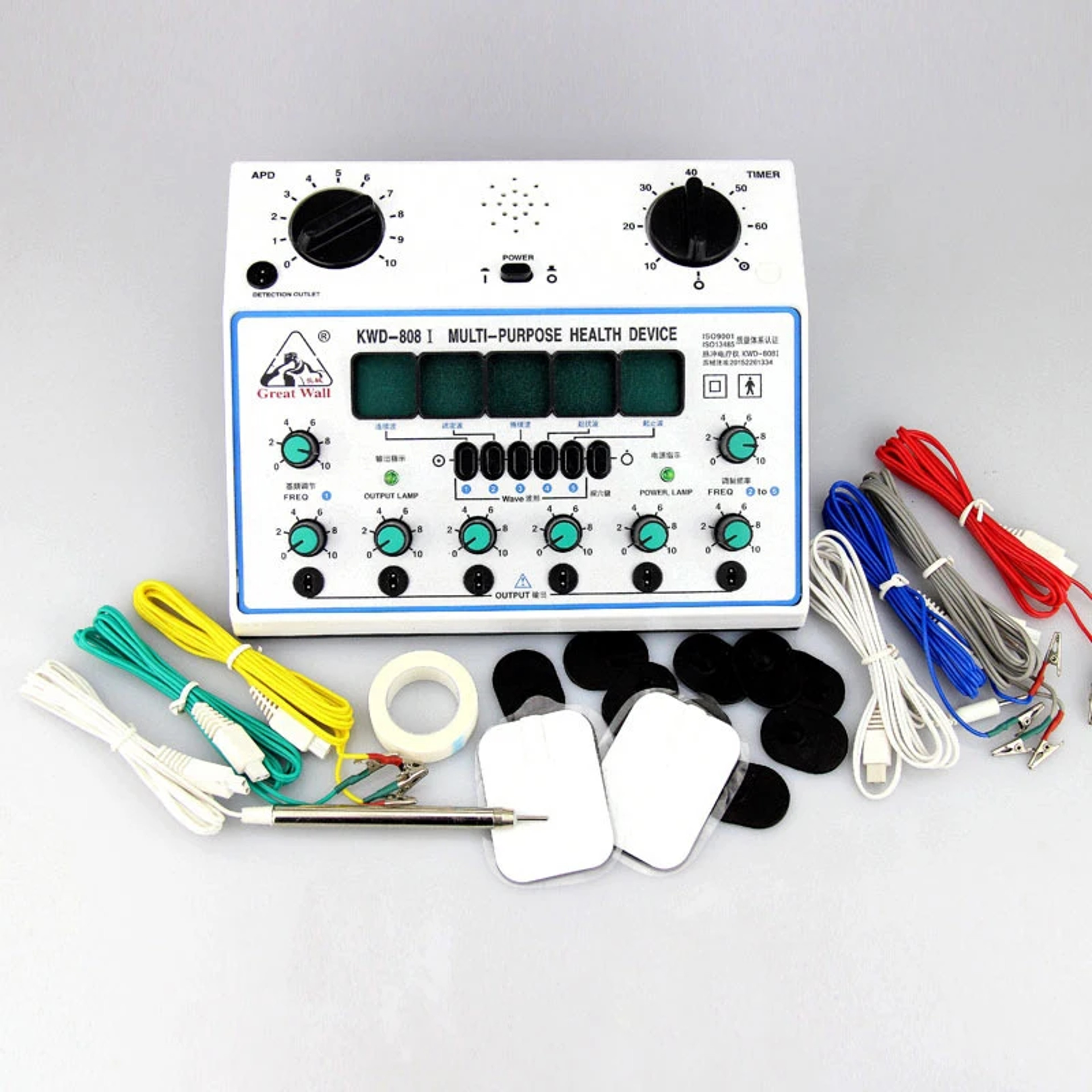 Advanced Electrical Nerve Muscle Stimulator Machine 50Hz 6Channel Output For Deep Tissue Pain Relie