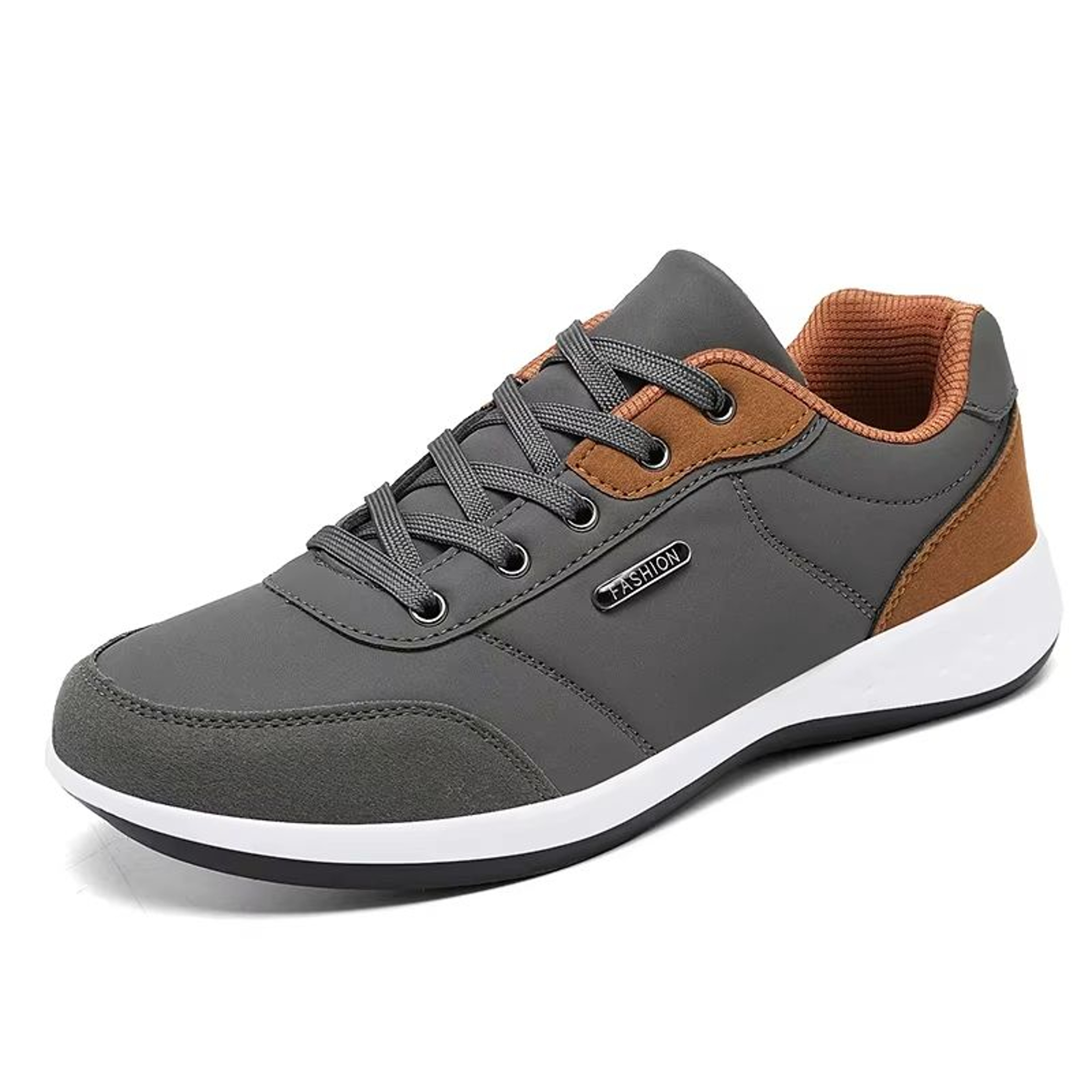 New Mens Leather Sports Shoes Waterproof Walking Sneakers For Spring Autumn NonSlip Leisure Tennis  0