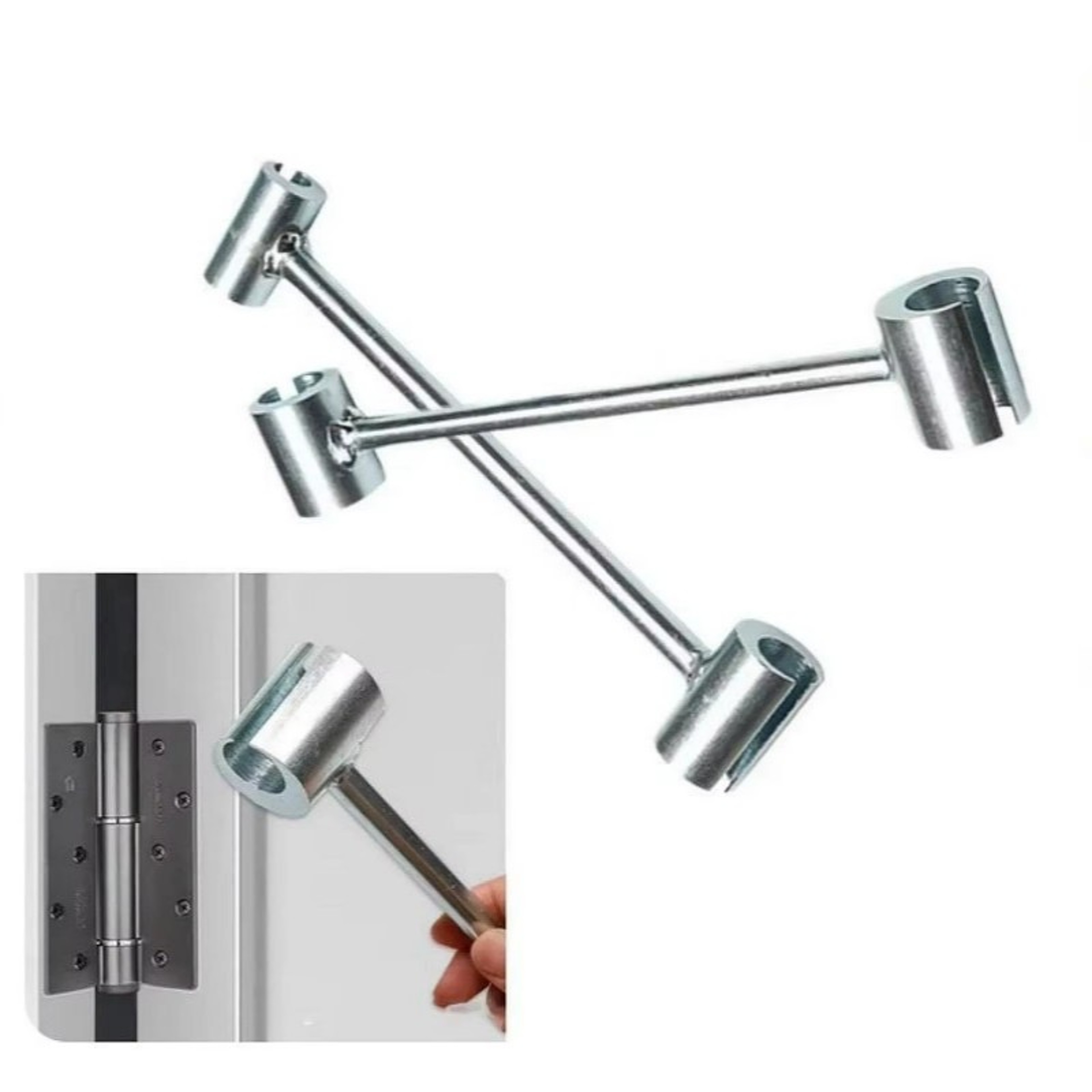 1/2Pcs Hinges Gaps Adjusting Wrench, 14-25mm Door Hinge Repair, Adjustment Hand Tool for Sagging Doors – view 3