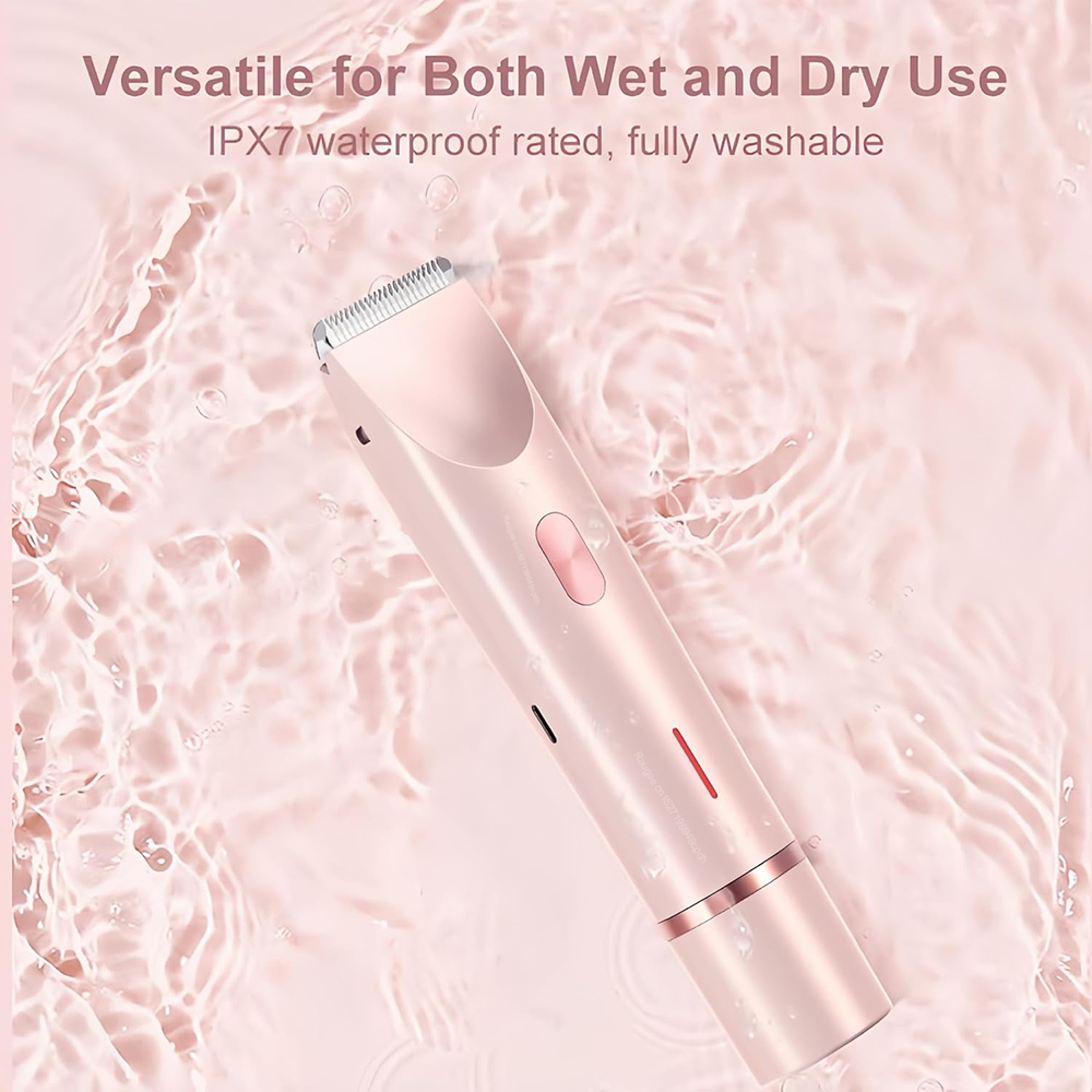 Electric Razors For Women 2in1 Painless Bikini Trimmer  Facial Shaver For Ladies Body Underarms Leg 3