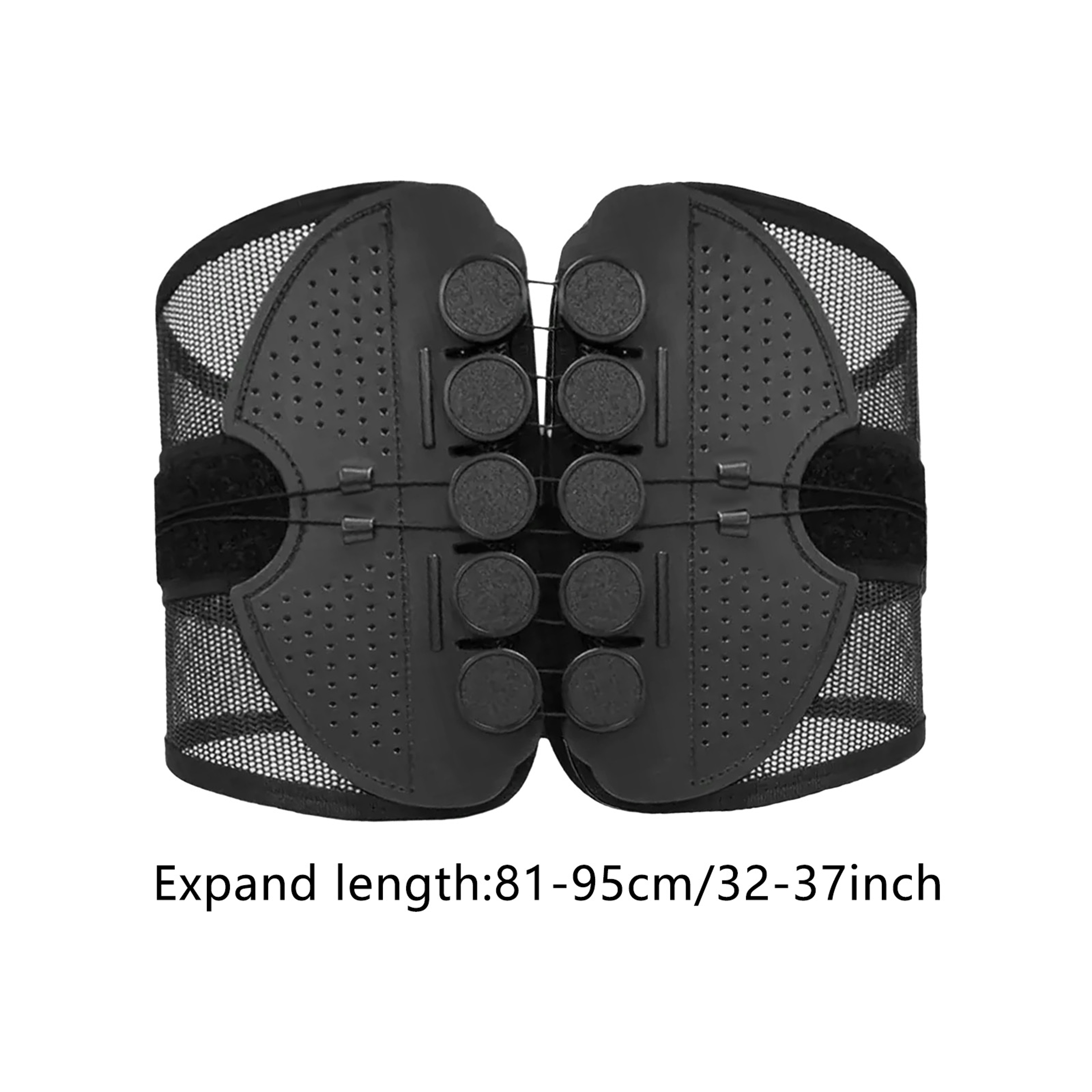 Unisex Lumbar Support Wrap, Breathable Waist Back Brace, Posture Corrector for Sciatica, Herniated Disc, Rapid Recovery – view 8