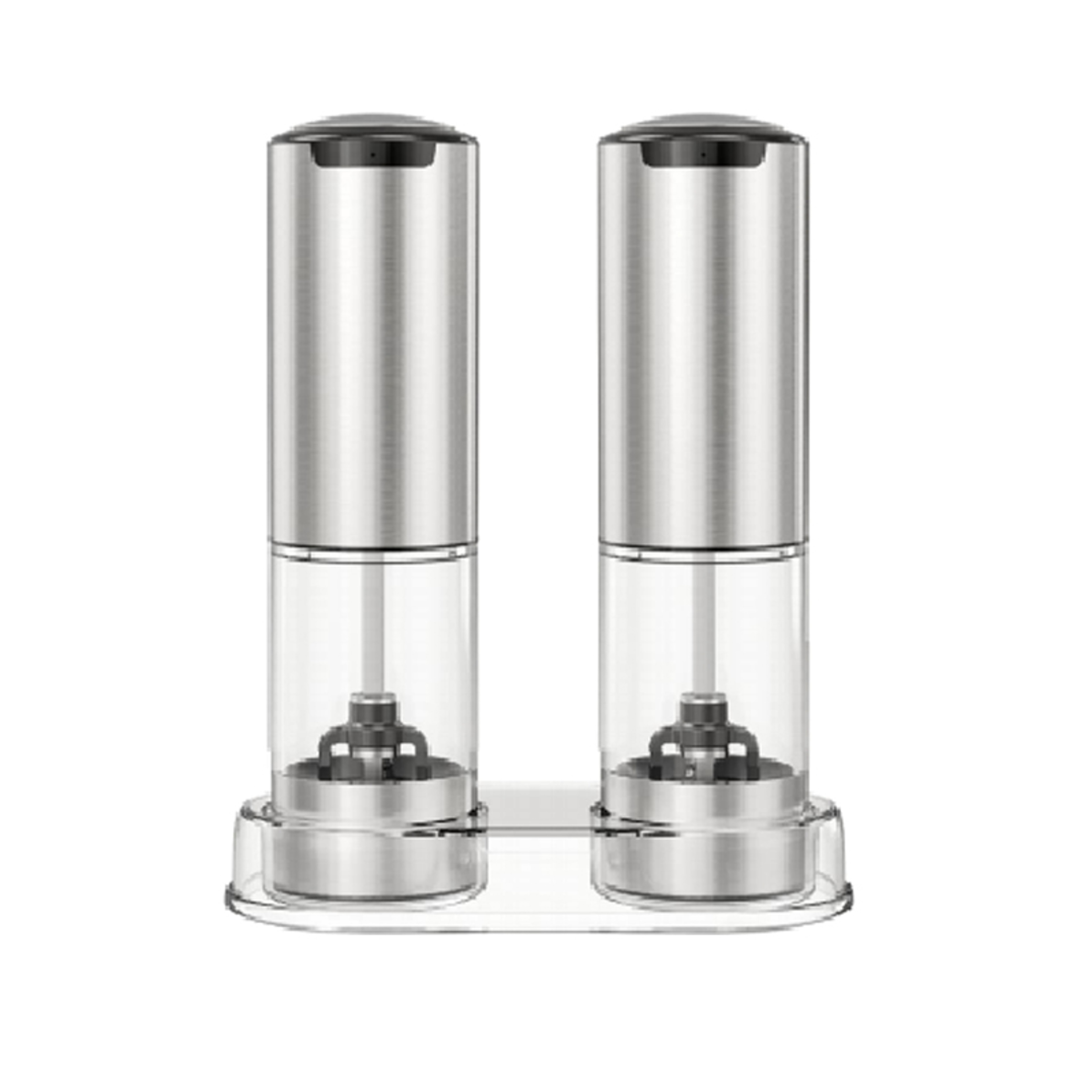 1/2pcs Automatic Pepper Grinder and Salt Grinder Set, USB Rechargeable, Adjustable Coarseness Spice Mill with LED Lights – view 8