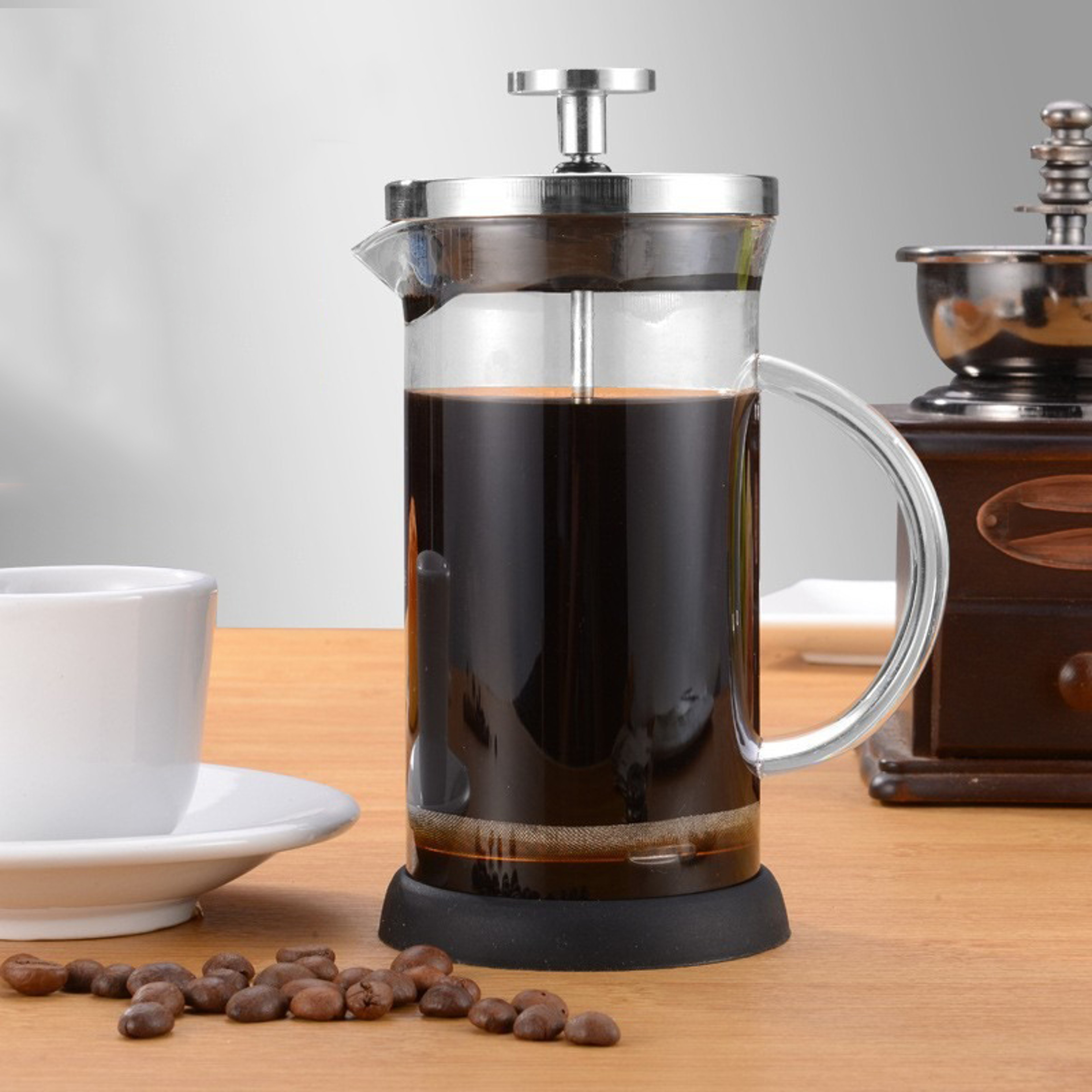 Premium French Press Coffee Maker High Borosilicate Glass Pot With Filter For Multifunctional Brewi 0