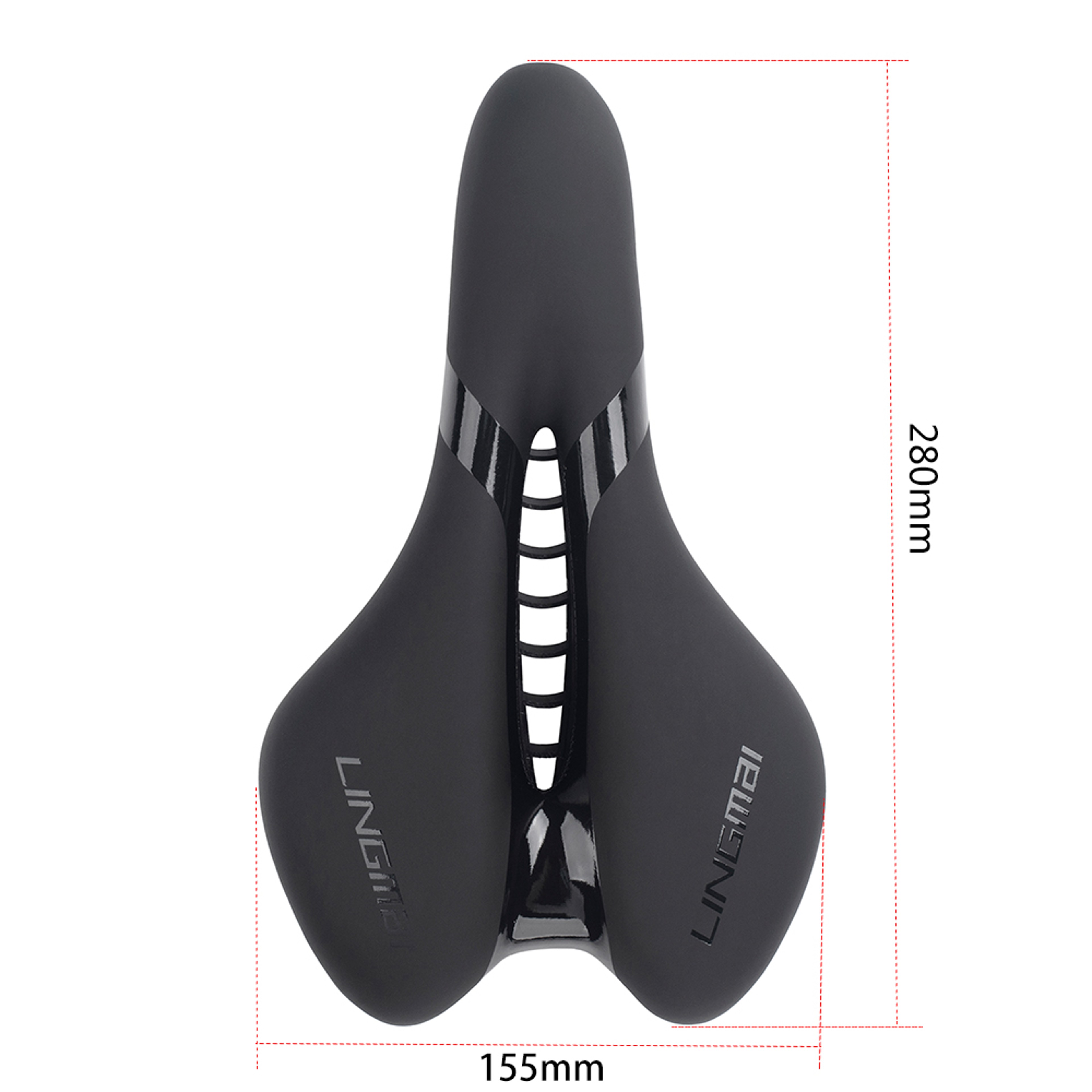 Comfort Bike Seat for Men & Women - Waterproof Bicycle Saddle with Soft Shock Absorbing for MTB, Mountain, Road Bike – view 6