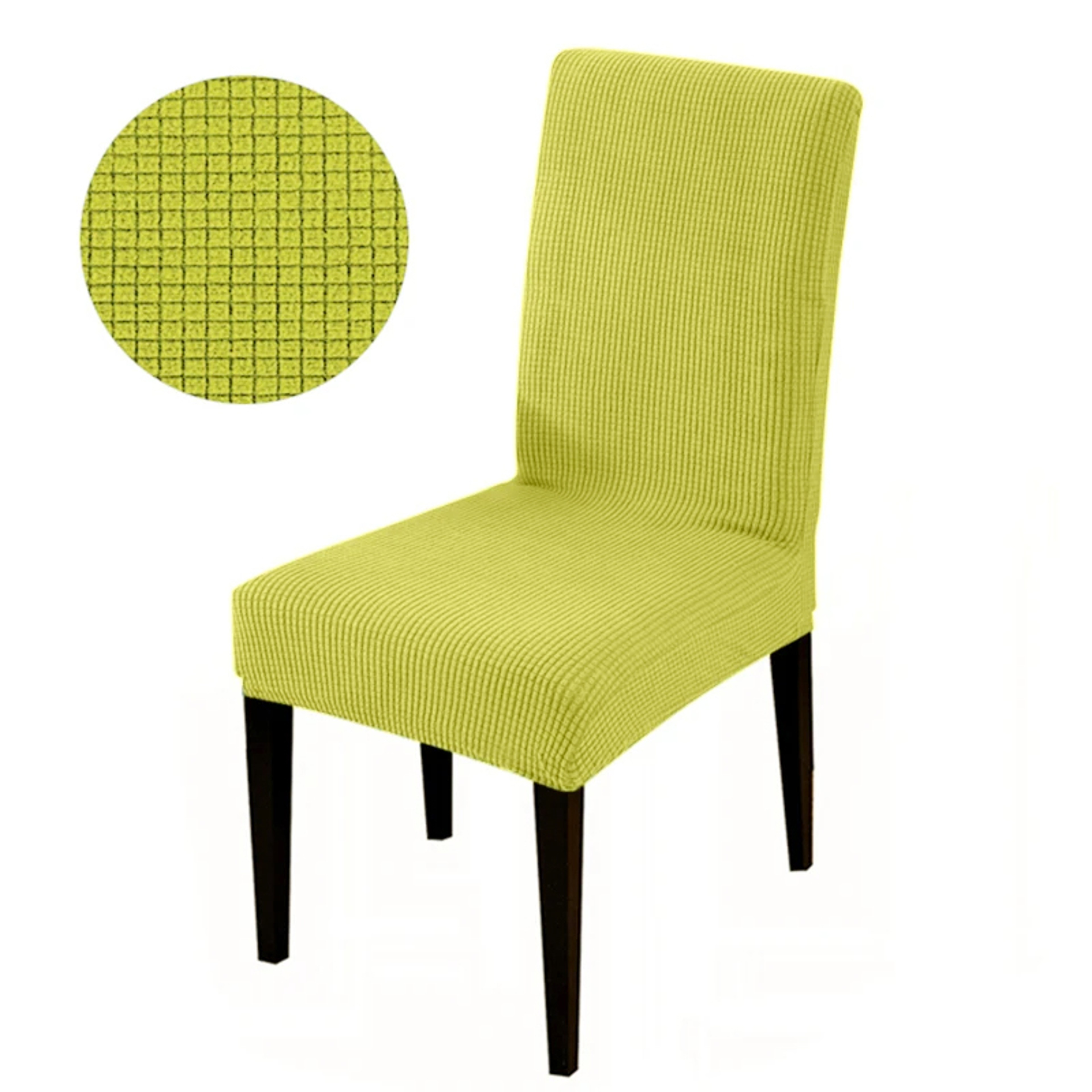 Universal Elastic Chair Covers, Stretchable Slipcovers for Dining Room Chairs, Living Room Office, Machine Washable – view 31