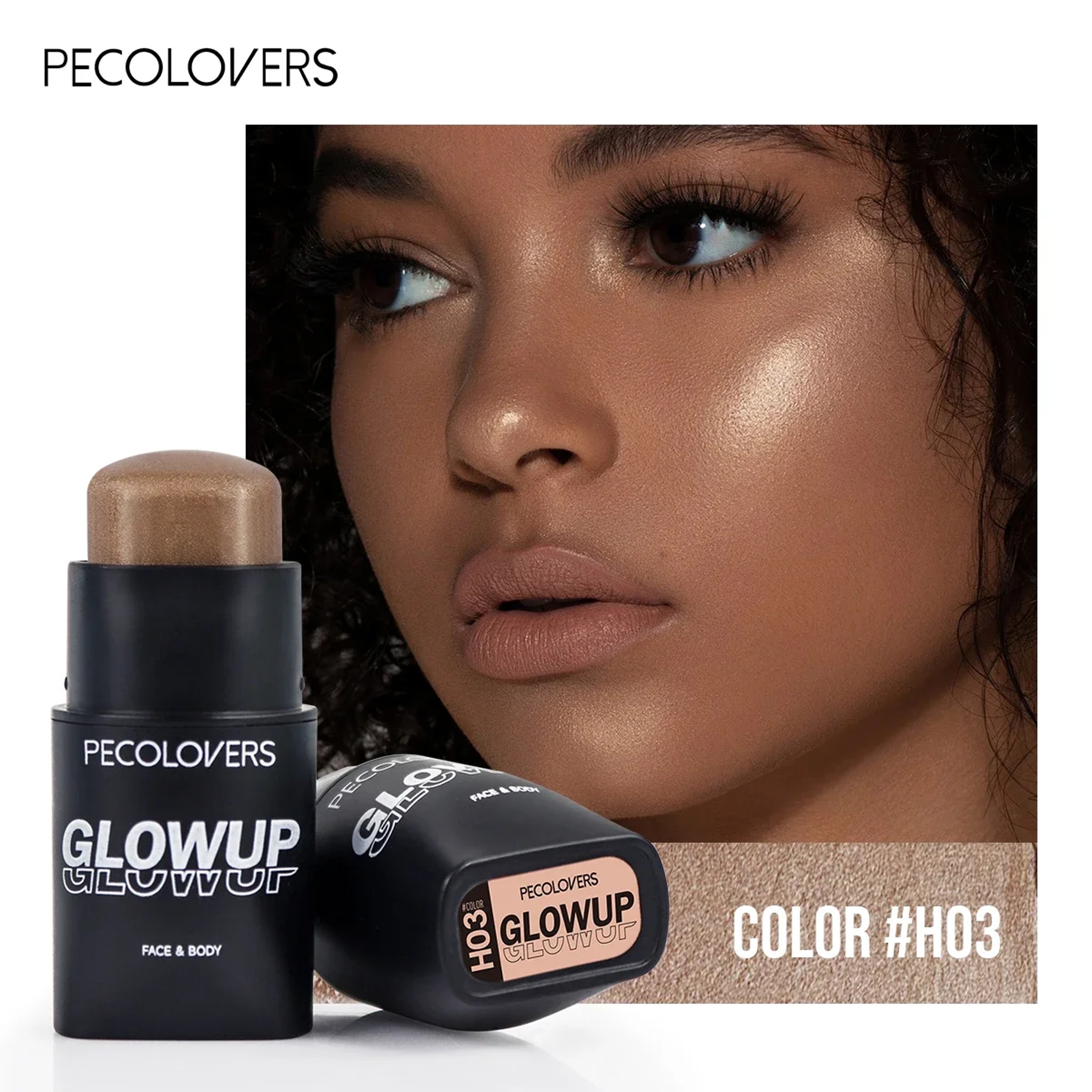 Long Lasting Natural 3D Face Bronzers, Waterproof Highlighter Stick Blush, Brightening Contour Concealer Makeup Cosmetic – view 8