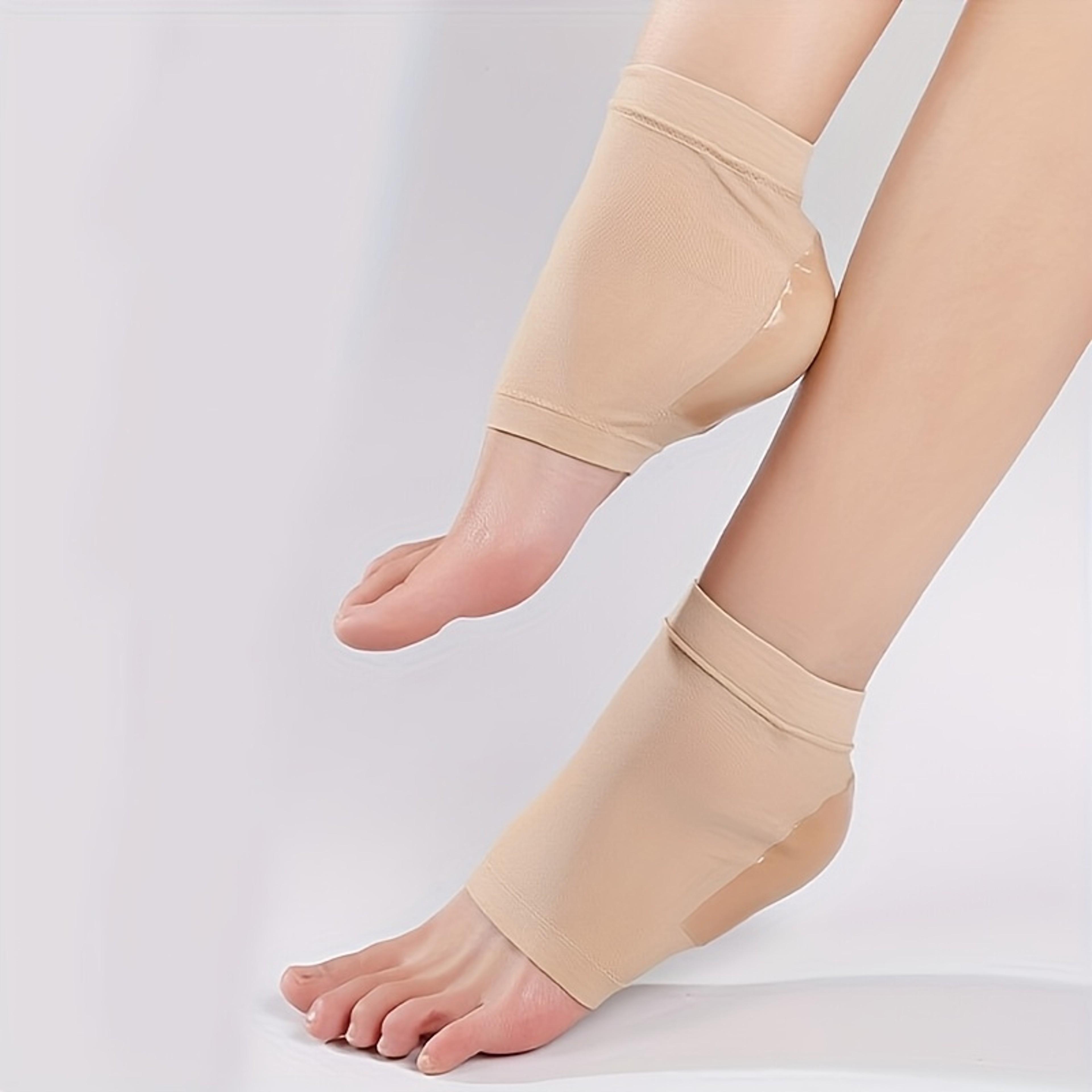 Breathable Silicone Heel Socks, Anti-Slip Moisturizing Gel Foot Covers for Cracked Heels & Dry Skin – view 2