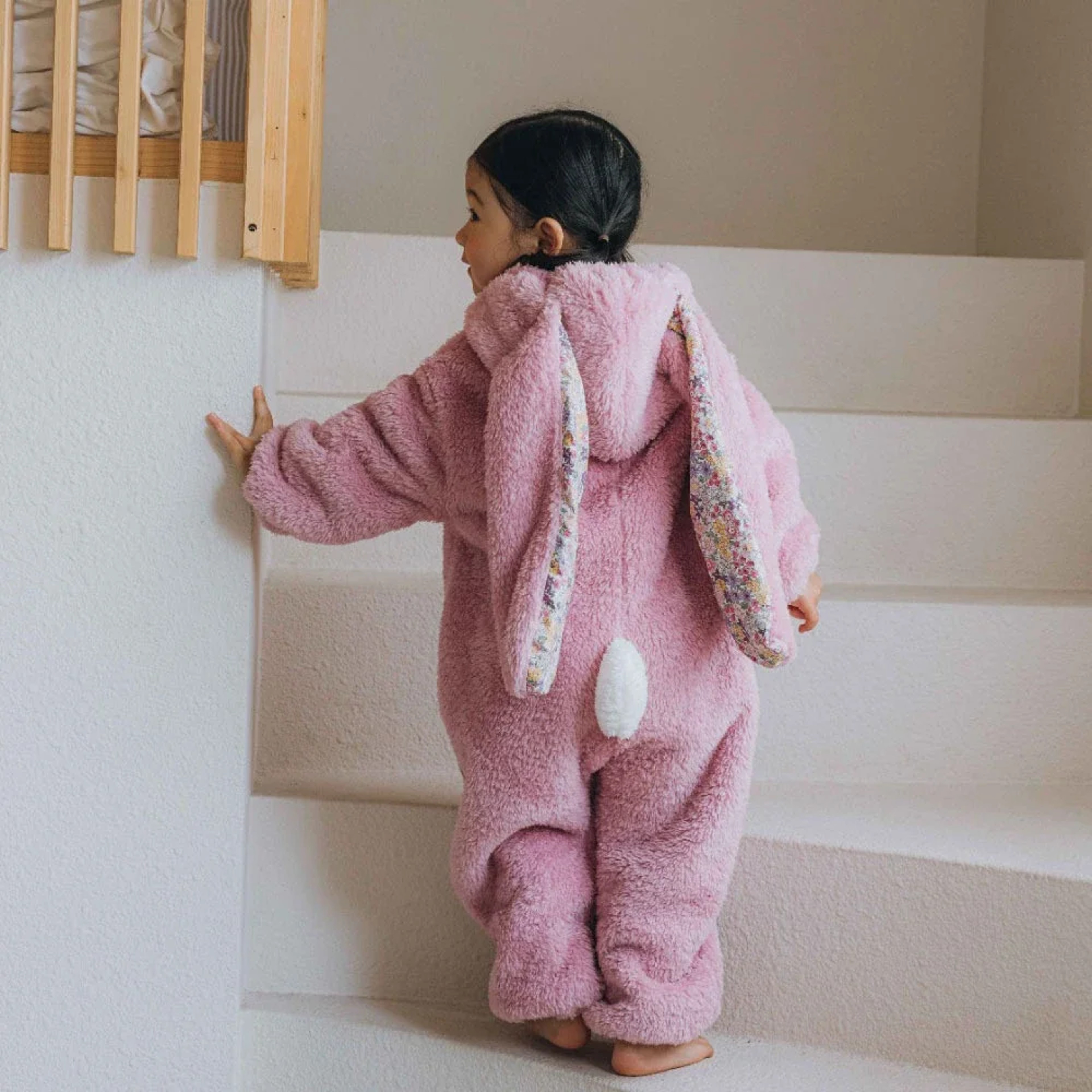 Winter Baby Romper Jumpsuit, Cute Hooded Rabbit Pajamas for Newborn Boys & Girls – view 3