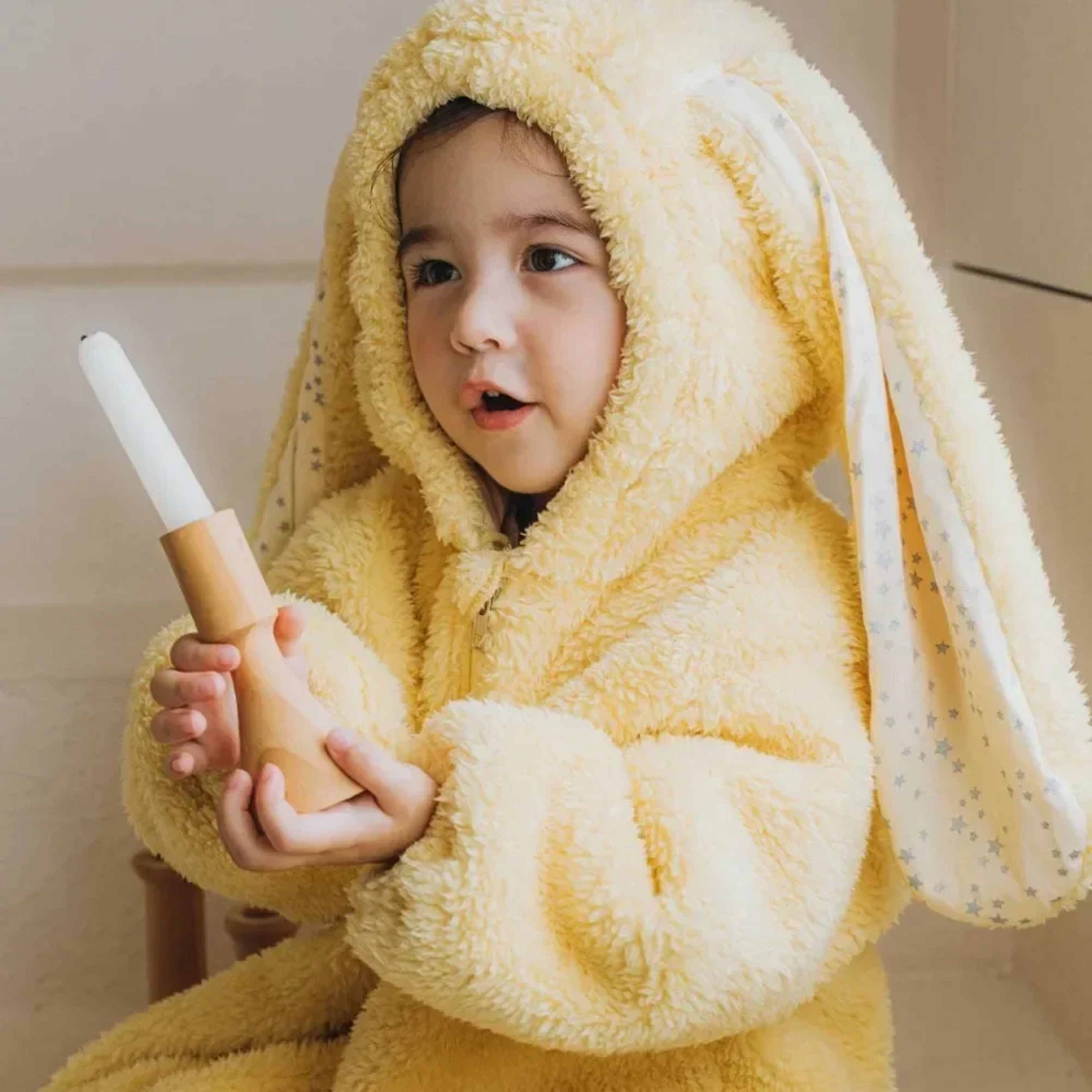 Winter Baby Romper Jumpsuit, Cute Hooded Rabbit Pajamas for Newborn Boys & Girls – view 6