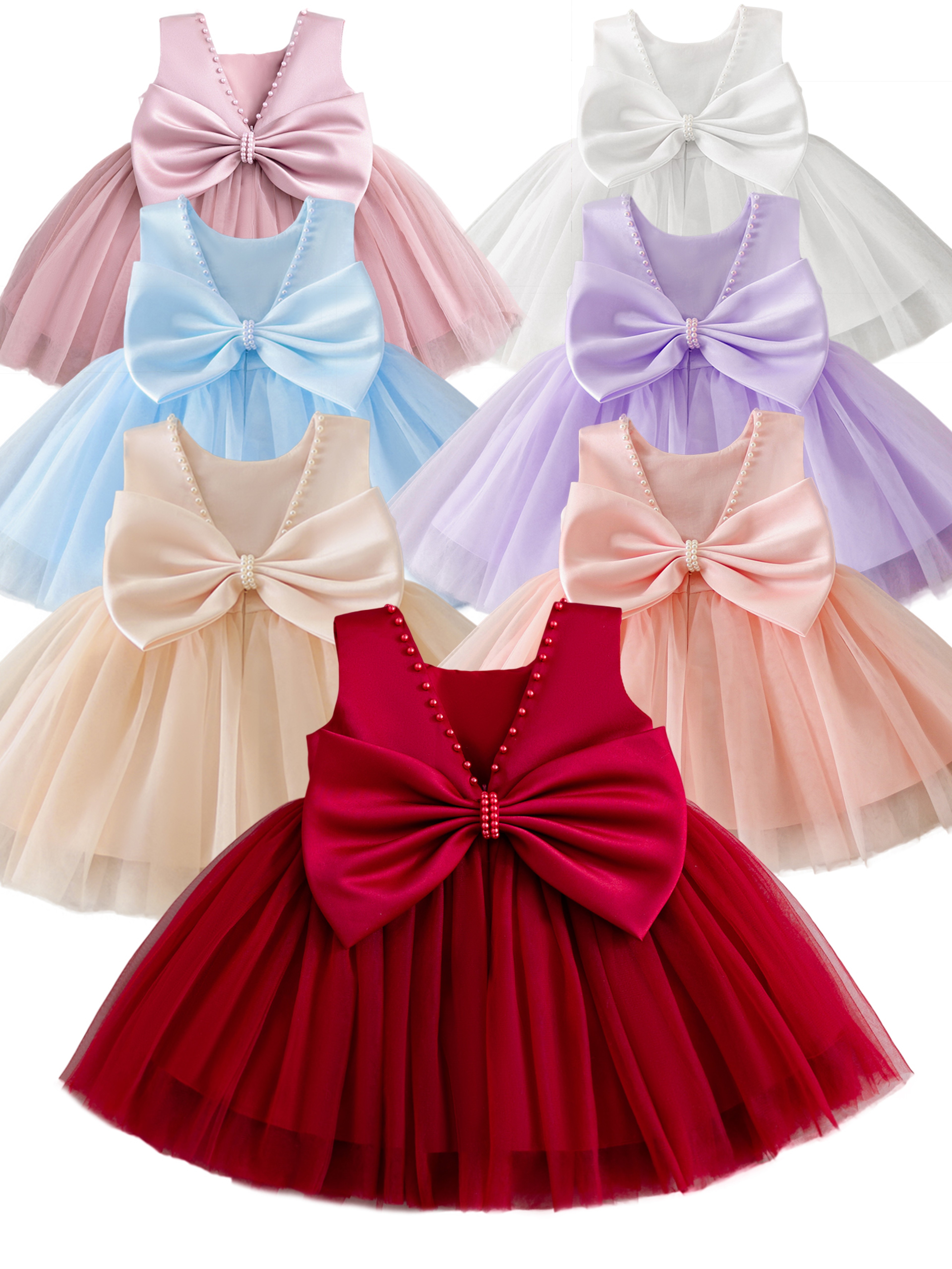 Pageant Wholesale, Luxury Flower Baby Girl Dress, Cute Beautiful Floral Ball Gown for Fancy Casual, Special Occasions – view 1