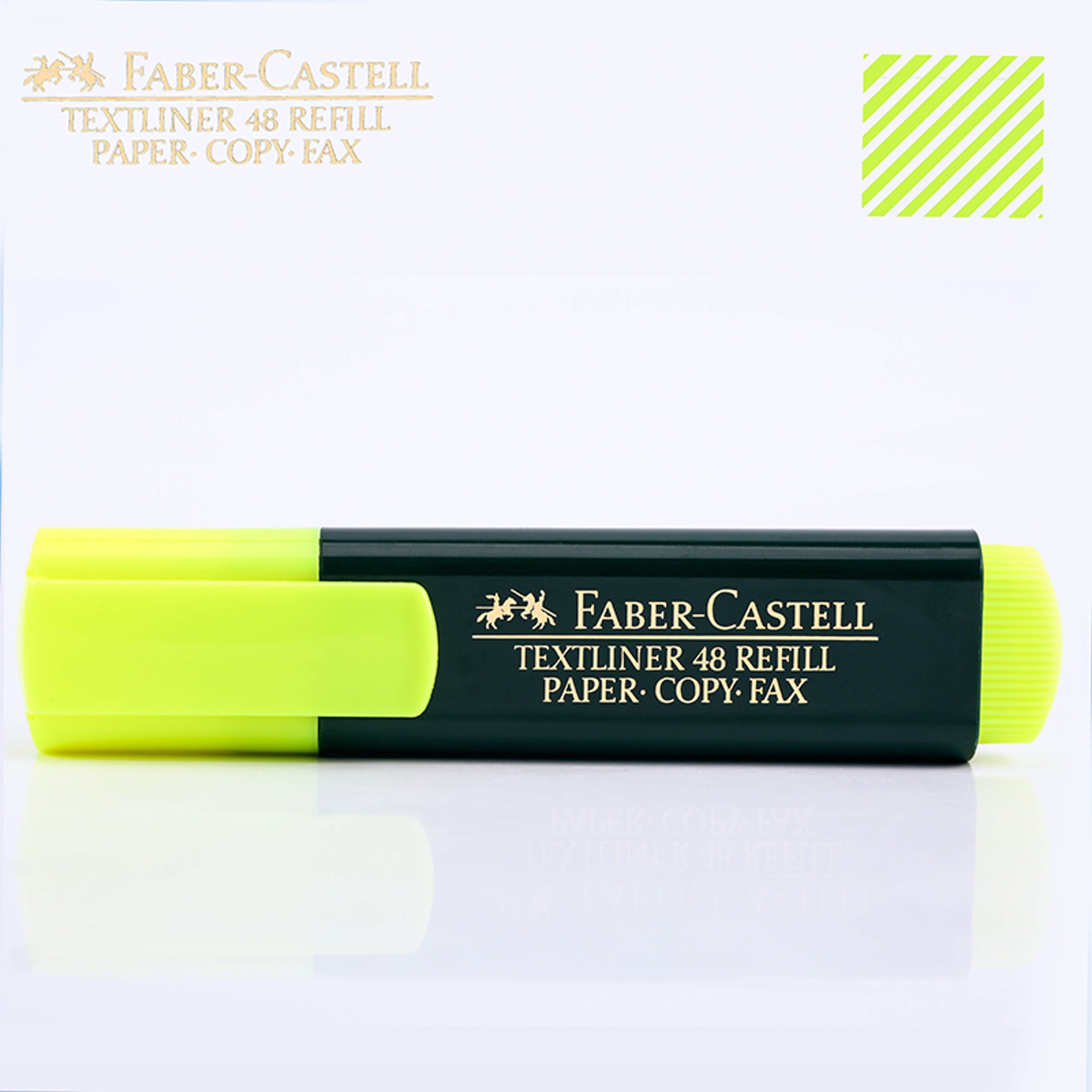 FABER CASTELL Fluorescent Candy Color Textliner Highlighter Pen Marker Stationery School Supplies 6